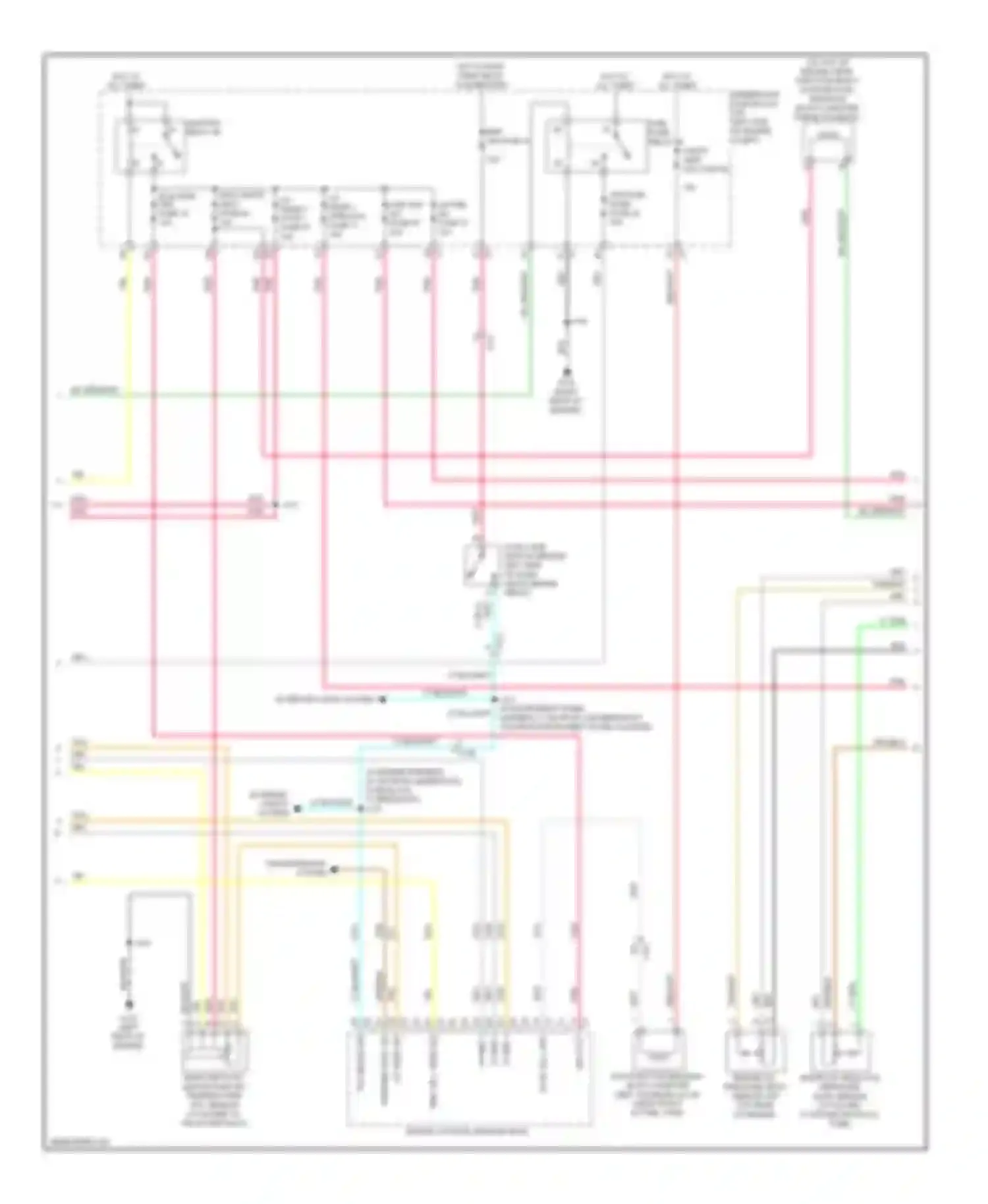 Savana G1500 GMC  (1996-2013): Wiring diagram engine performance 4.3l vin x (2 of 3)