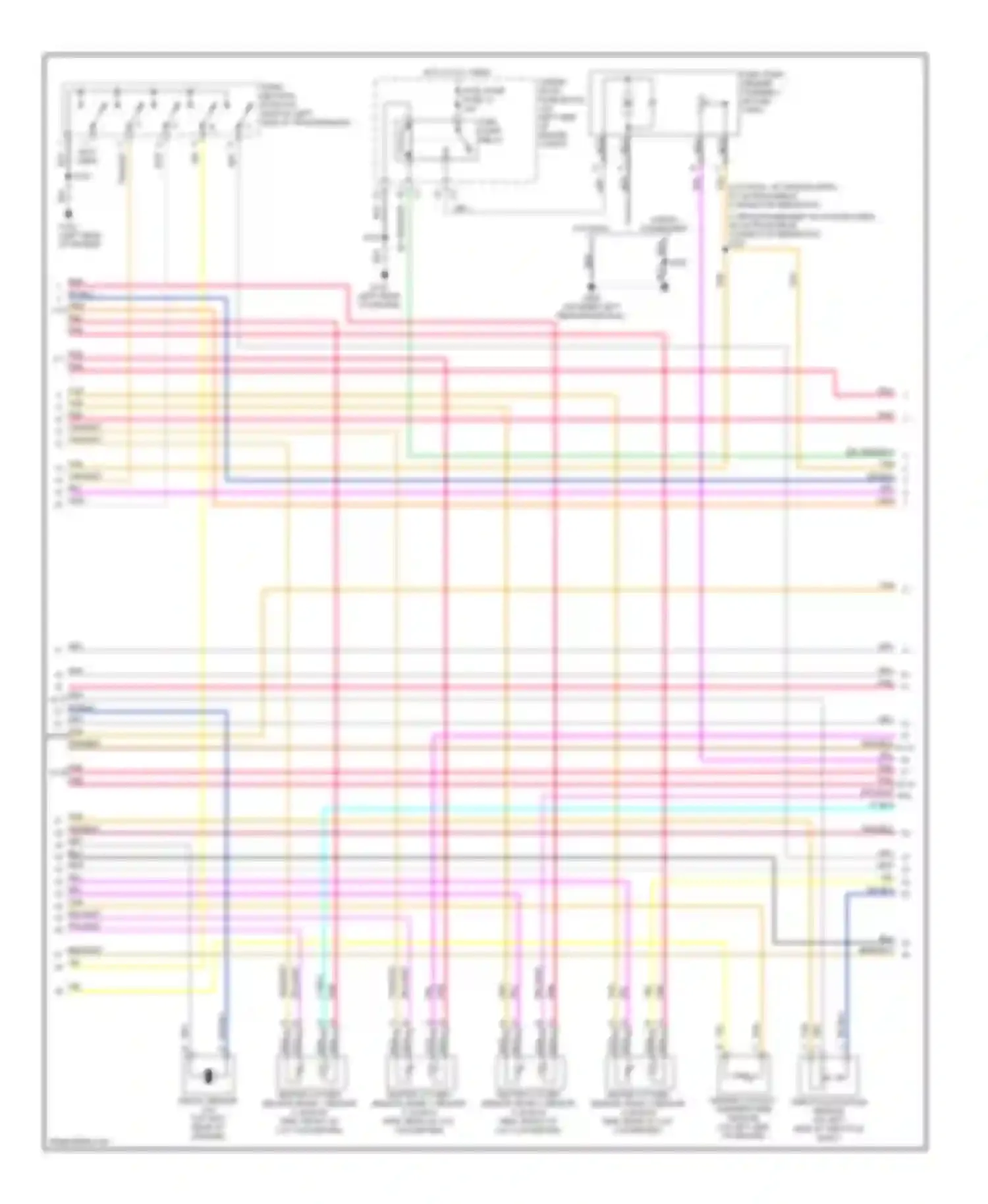 Savana G1500 GMC  (1996-2013): Wiring diagram engine performance 4.3l vin x (2 of 5)