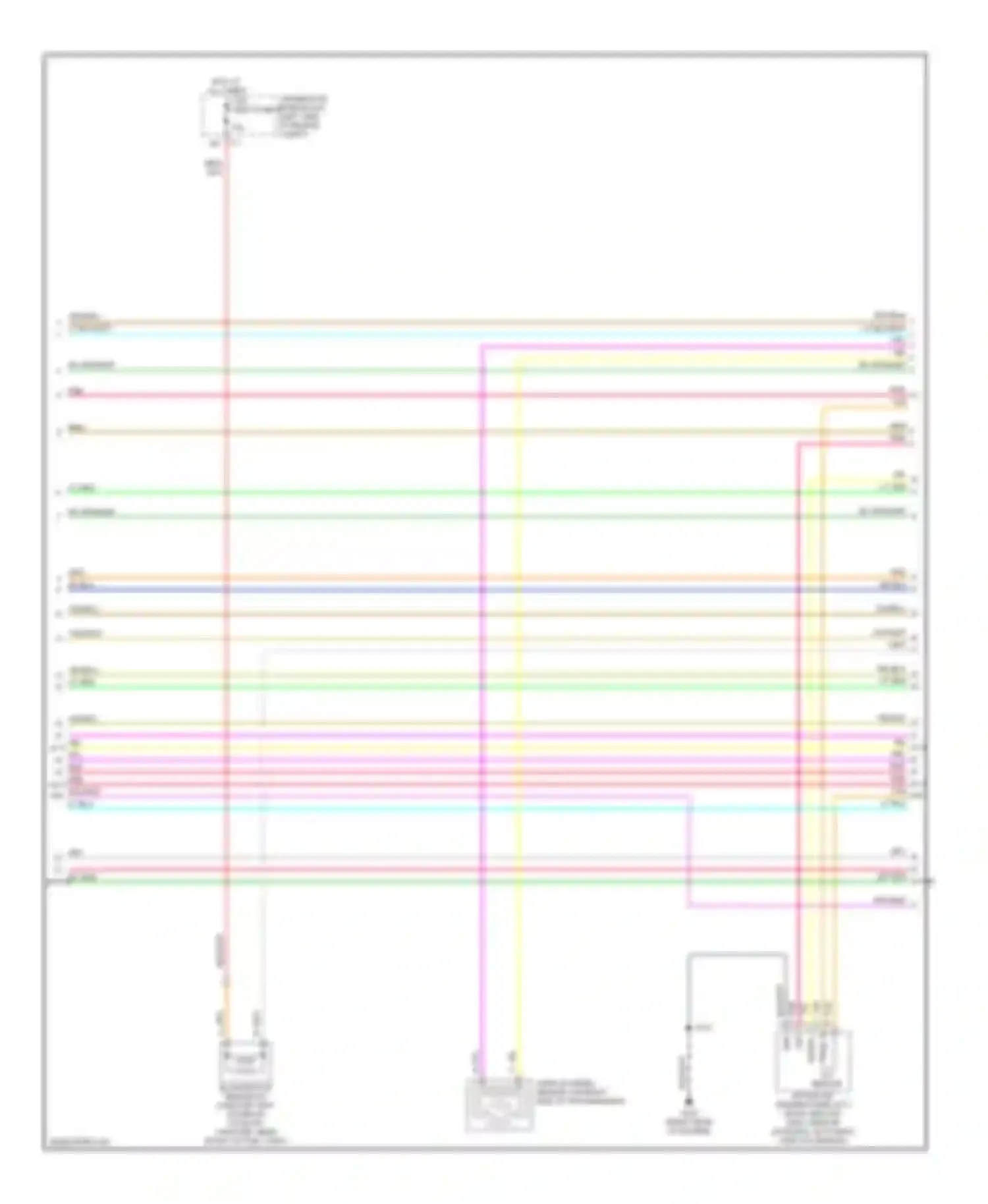 Savana G1500 GMC  (1996-2013): Wiring diagram engine performance 4.3l vin x (4 of 5)