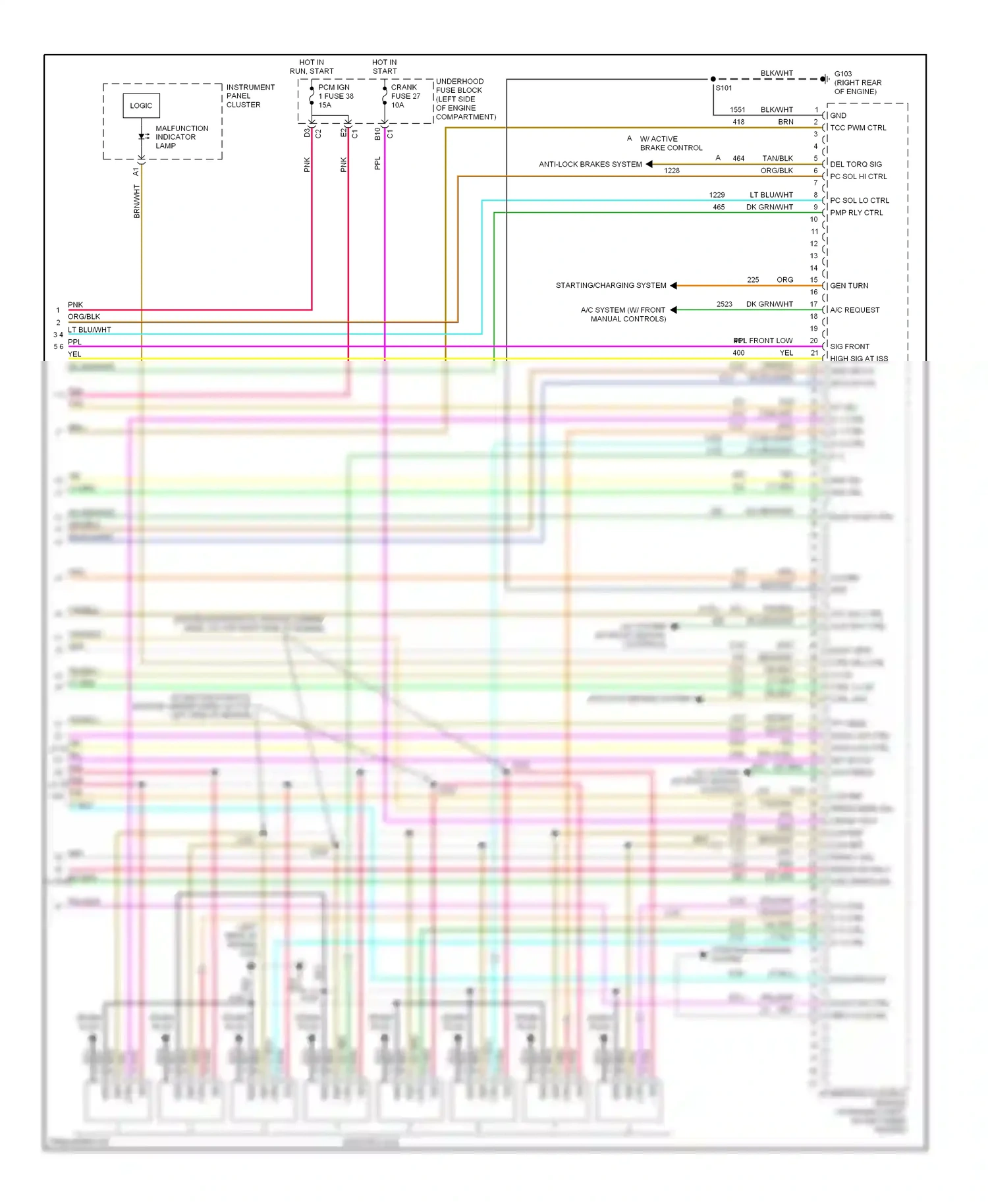 GMC Savana G1500  (1996-2013) ic 8 ctrl ic 2 ctrl ic 5 ctrl ic 3 ctrl wiring diagram  (1 of 2)
