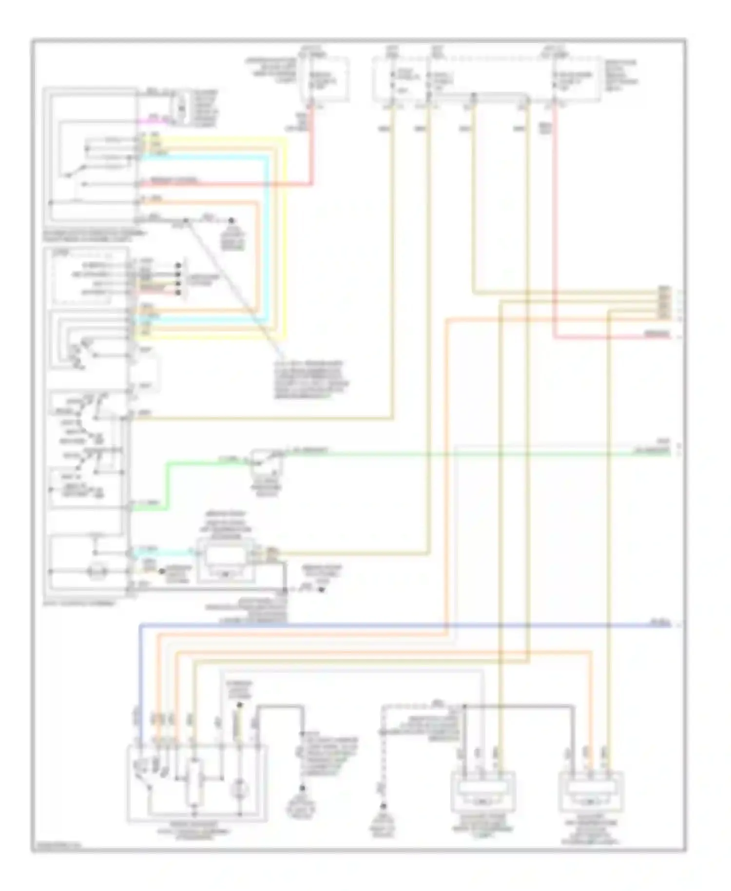 Savana G2500 GMC  (1996-2013): Manual a/c circuit, cargo van (1 of 2)