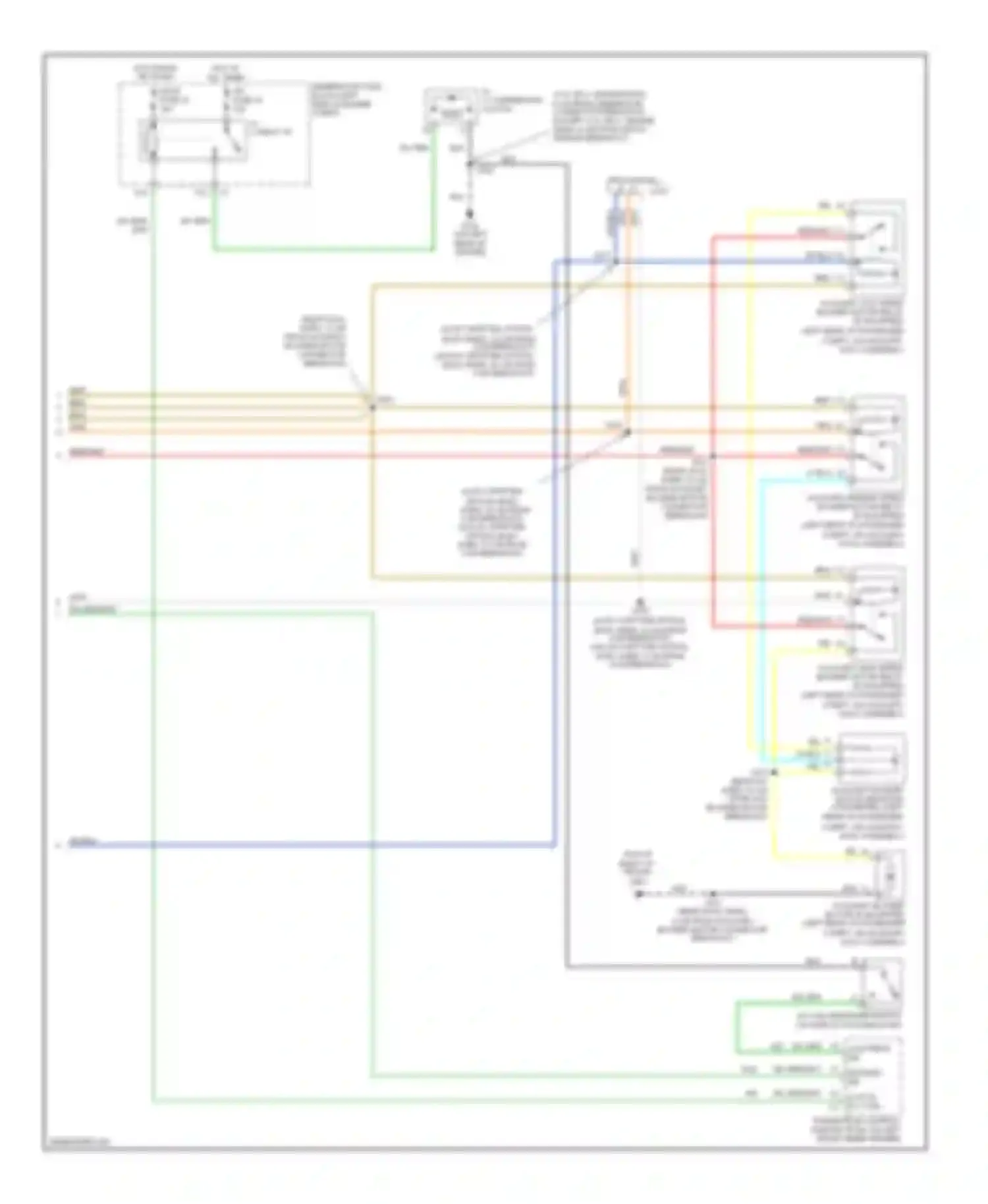 Savana G2500 GMC  (1996-2013): Manual a/c circuit, cargo van (2 of 2)