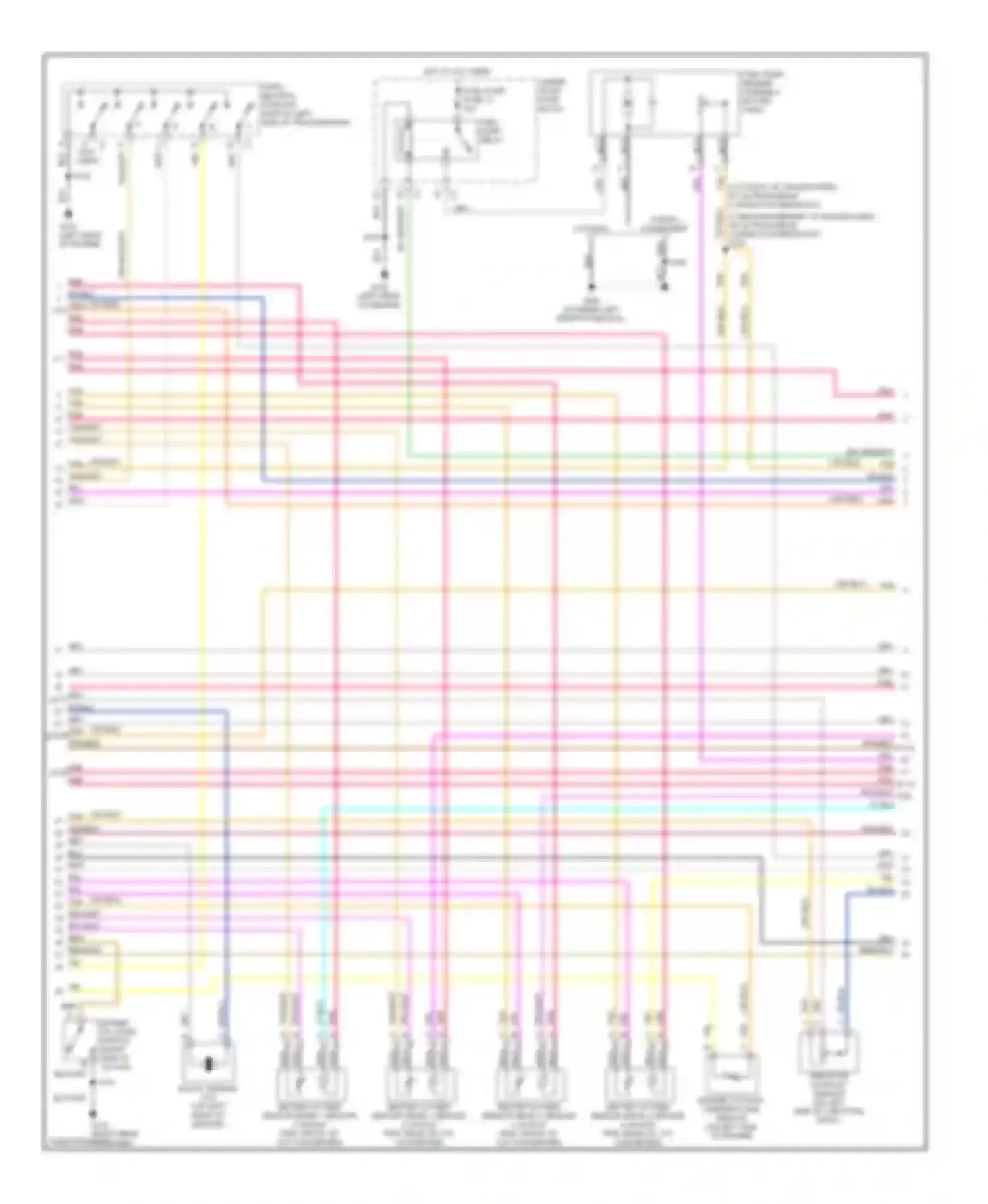 Savana G2500 GMC  (1996-2013): Wiring diagram engine performance 4.3l vin x (2 of 5)