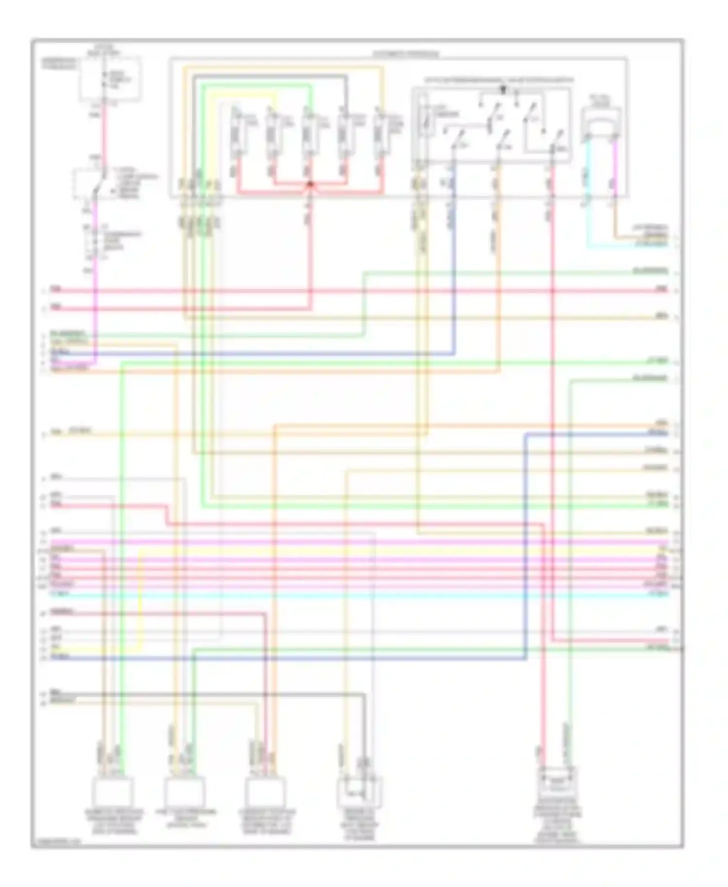 Savana G2500 GMC  (1996-2013): Wiring diagram engine performance 4.3l vin x (3 of 5)