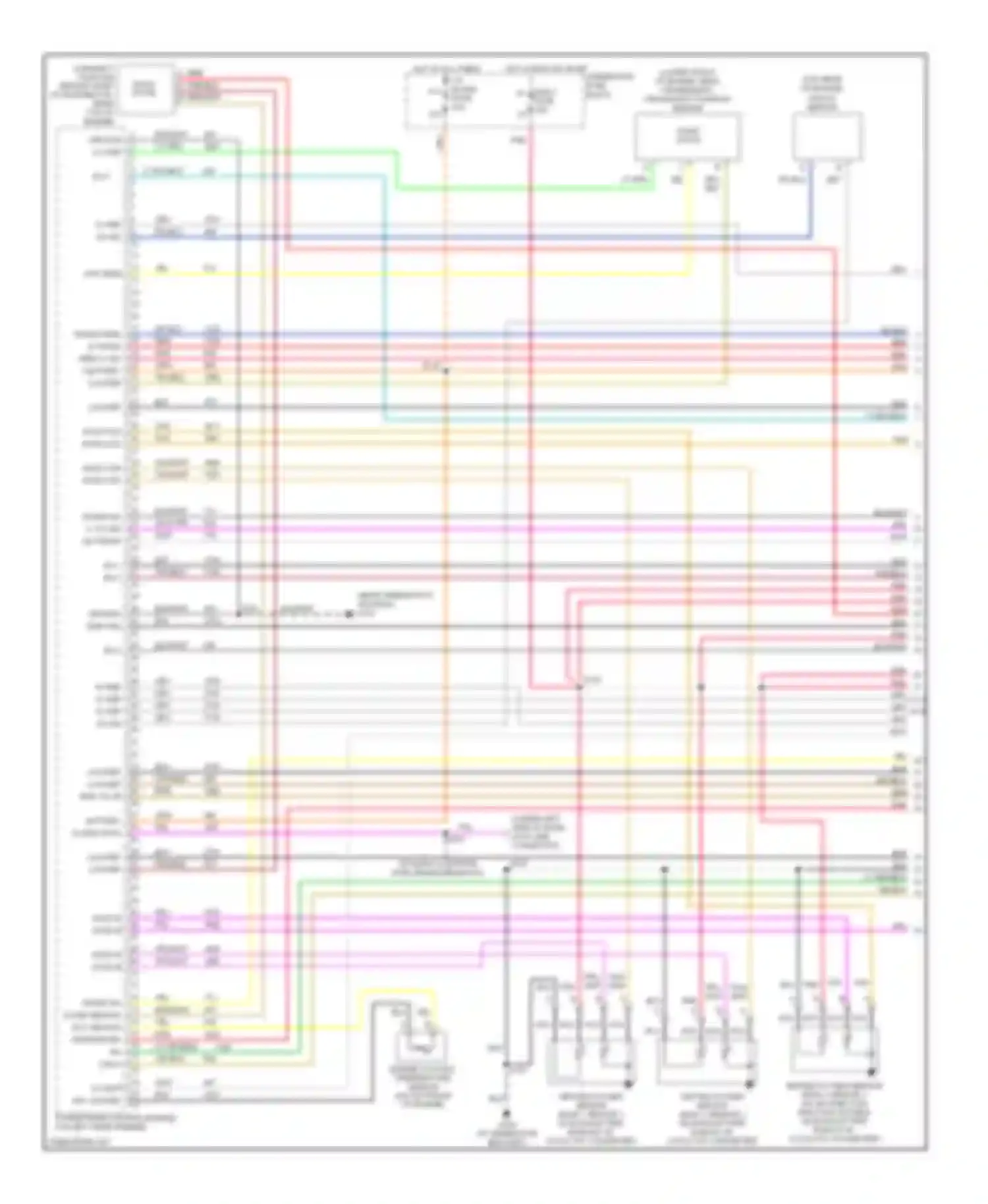 Savana G2500 GMC  (1996-2013): Wiring diagram engine performance 4.3l (vin w)s (1 of 4)