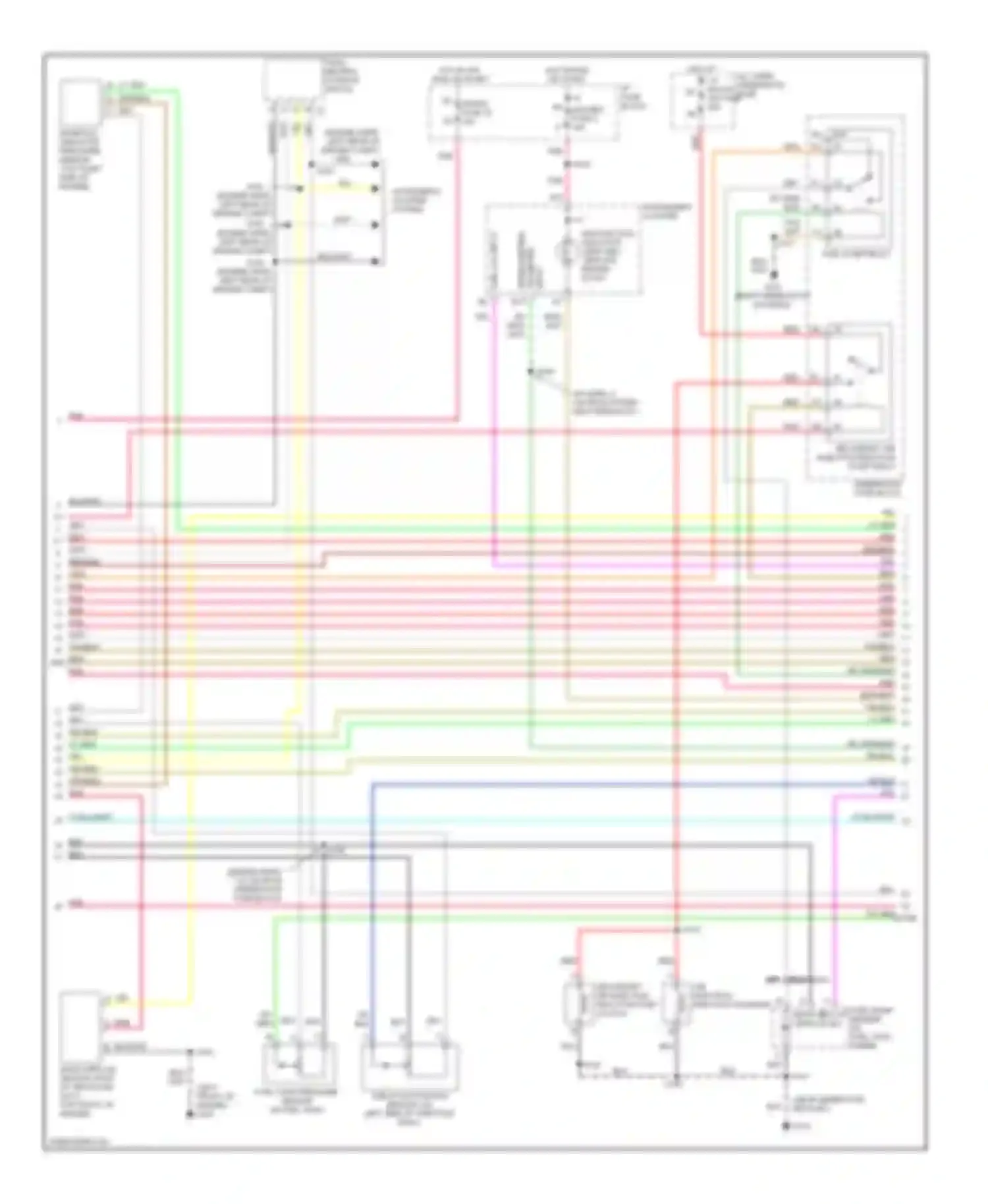 Savana G2500 GMC  (1996-2013): Wiring diagram engine performance 4.3l (vin w)s (3 of 4)