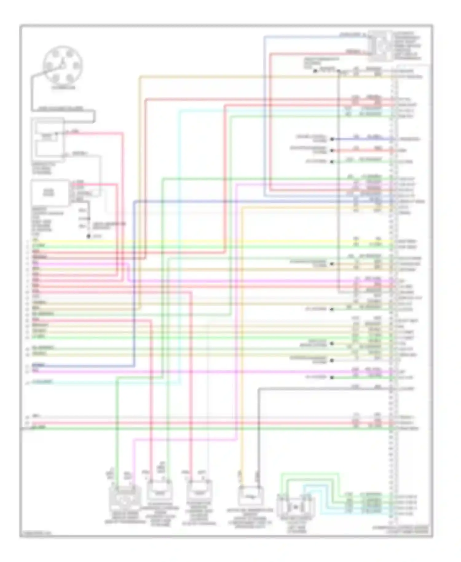 Savana G2500 GMC  (1996-2013): Wiring diagram engine performance 4.3l (vin w)s (4 of 4)