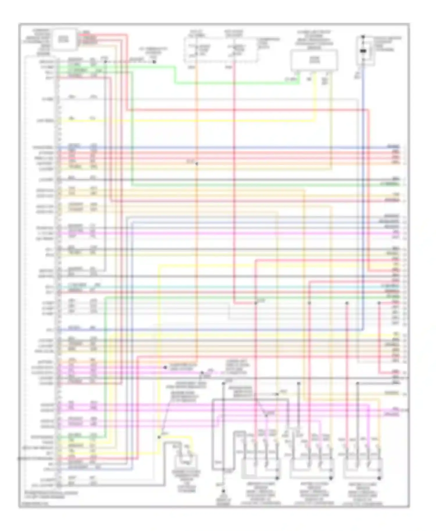 Savana G2500 GMC  (1996-2013): Wiring diagram engine performance 5.7l cng bi-fuels (1 of 6)