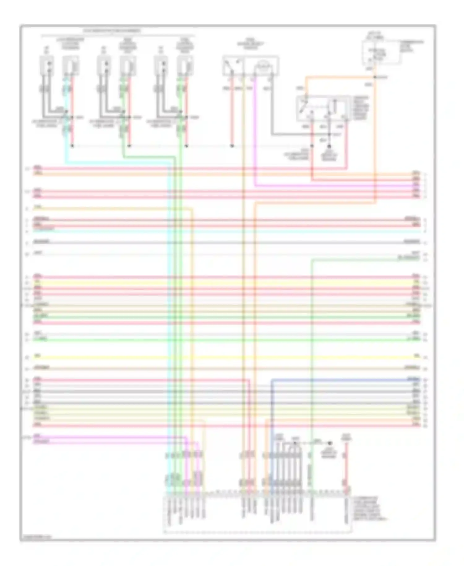 Savana G2500 GMC  (1996-2013): Wiring diagram engine performance 5.7l cng bi-fuels (3 of 6)