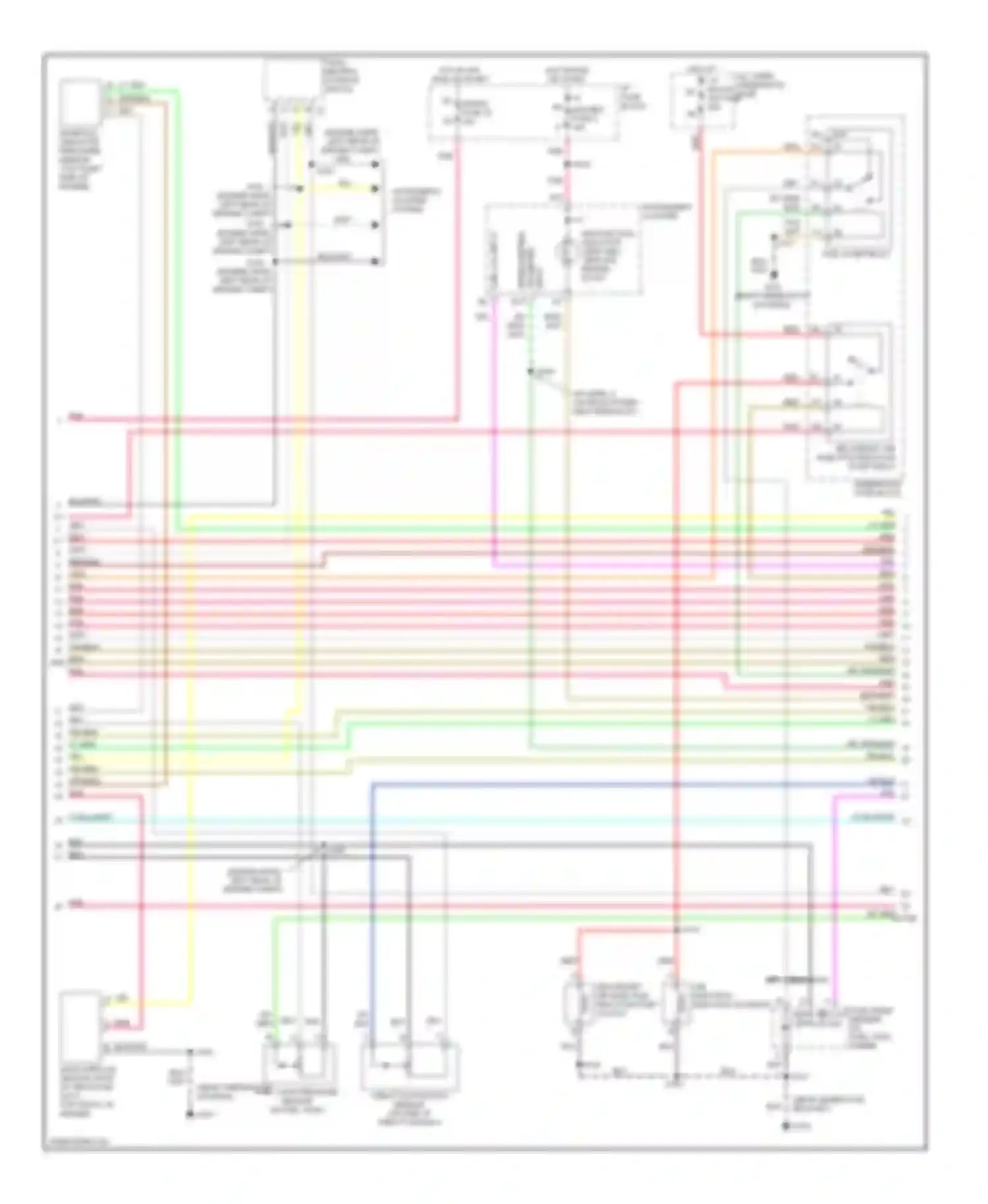 Savana G2500 GMC  (1996-2013): Wiring diagram engine performance 5.7l (vin r)s (3 of 4)
