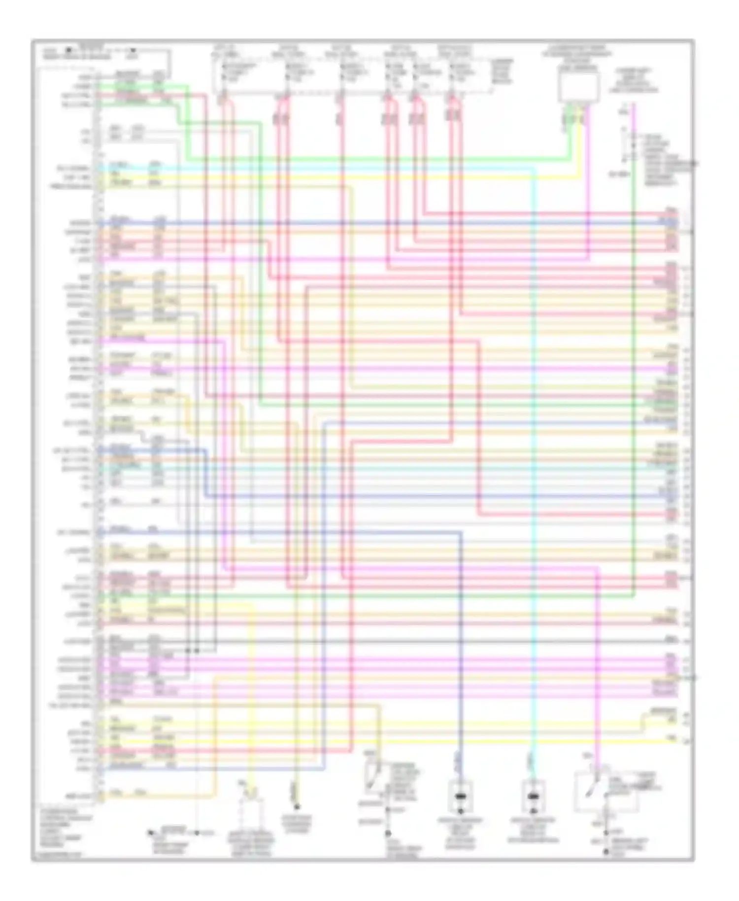 Savana G2500 GMC  (1996-2013): Wiring diagram engine performance 6.0l cng (1 of 6)
