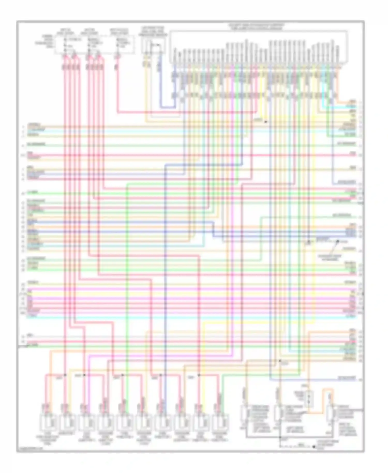 Savana G2500 GMC  (1996-2013): Wiring diagram engine performance 6.0l cng (4 of 6)