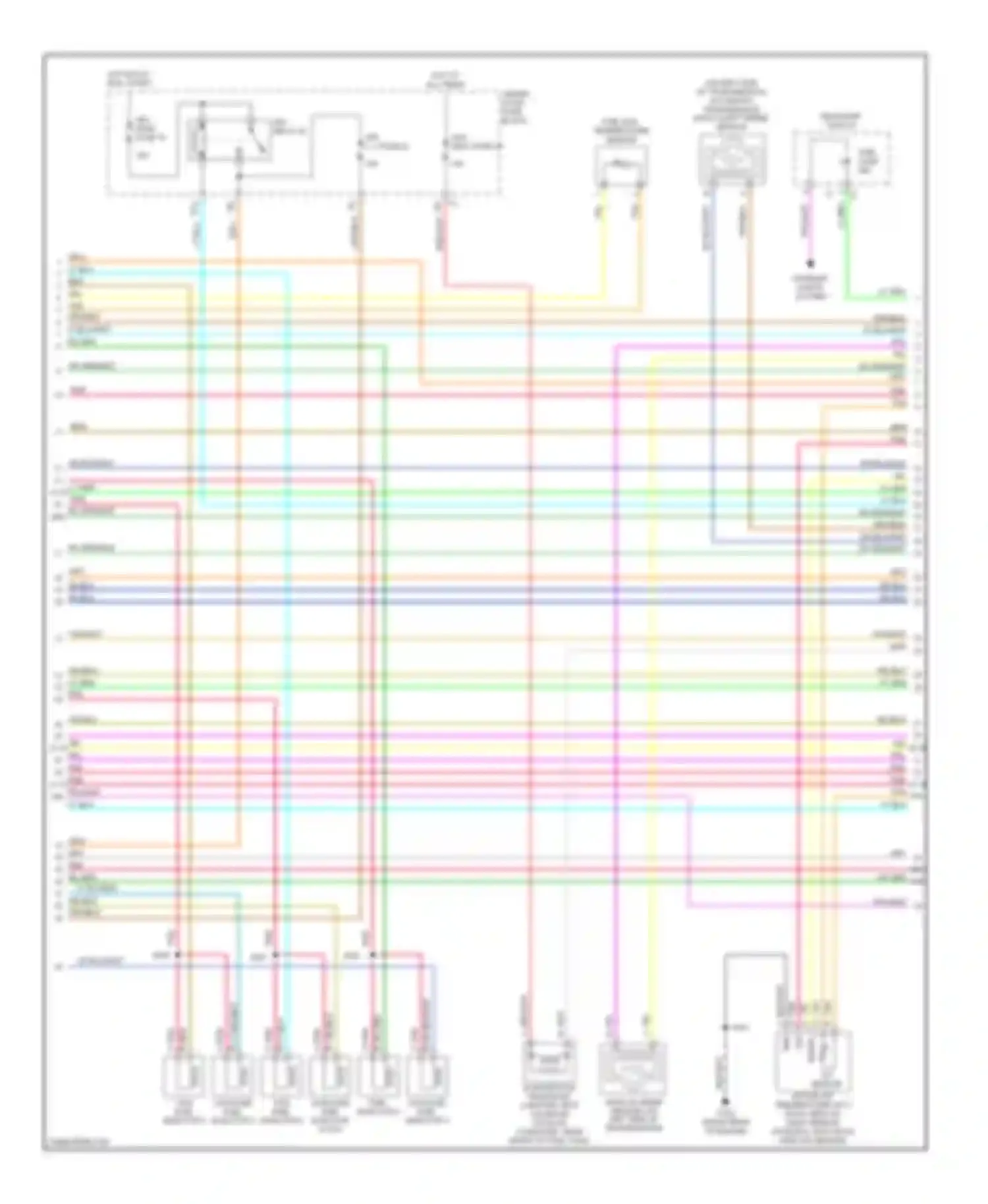 Savana G2500 GMC  (1996-2013): Wiring diagram engine performance 6.0l cng (5 of 6)