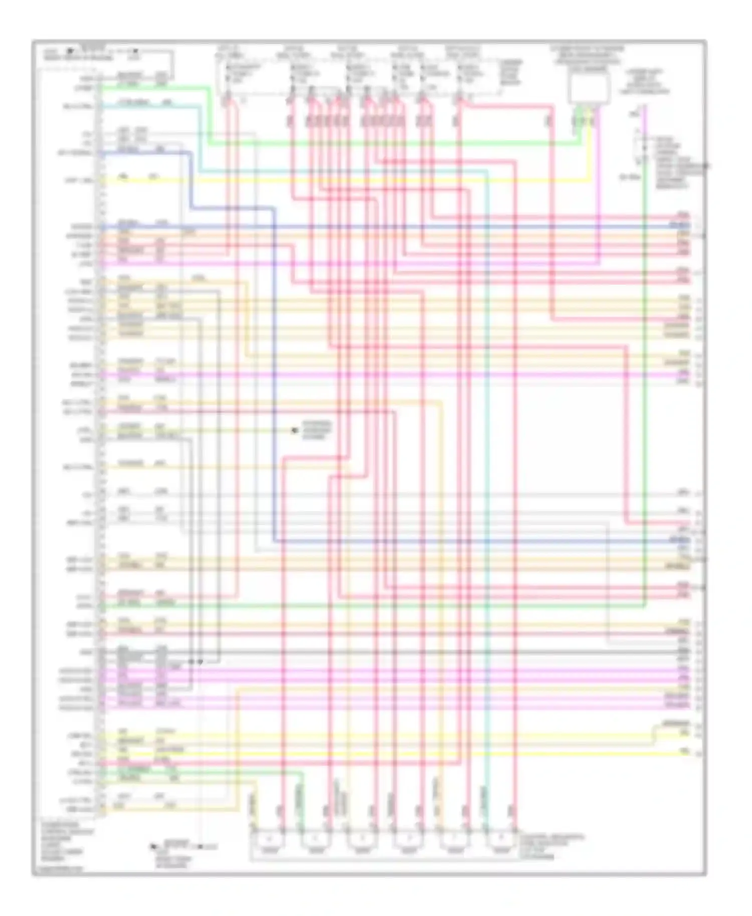 Savana G2500 GMC  (1996-2013): Wiring diagram engine performance engine performance circuit (1 of 5)
