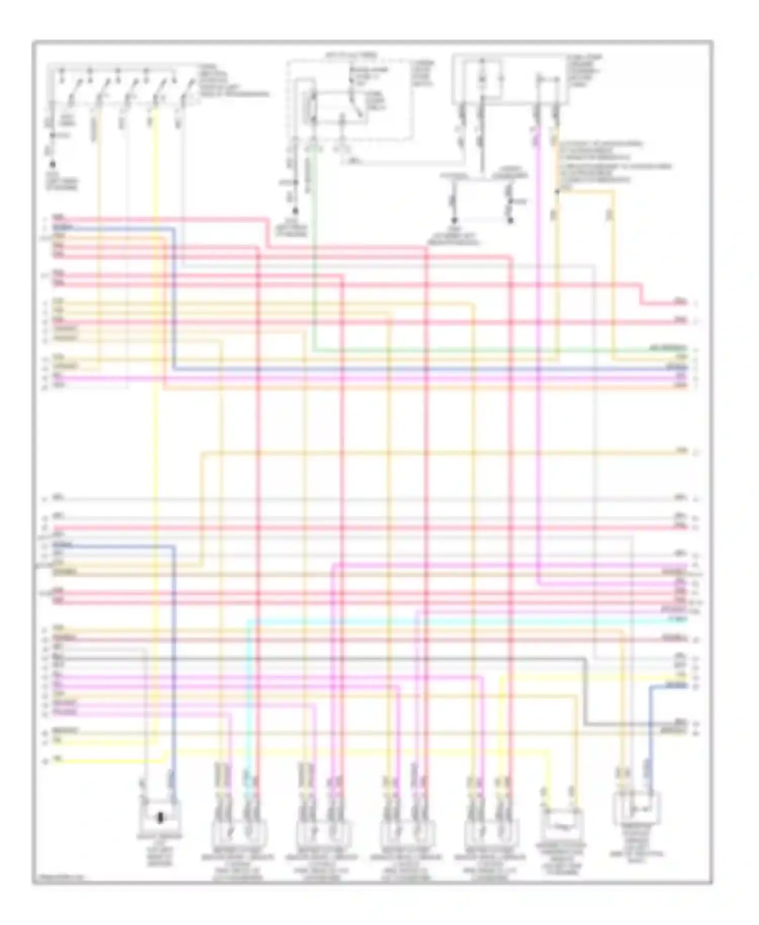 Savana G2500 GMC  (1996-2013): Wiring diagram engine performance engine performance circuit (2 of 5)
