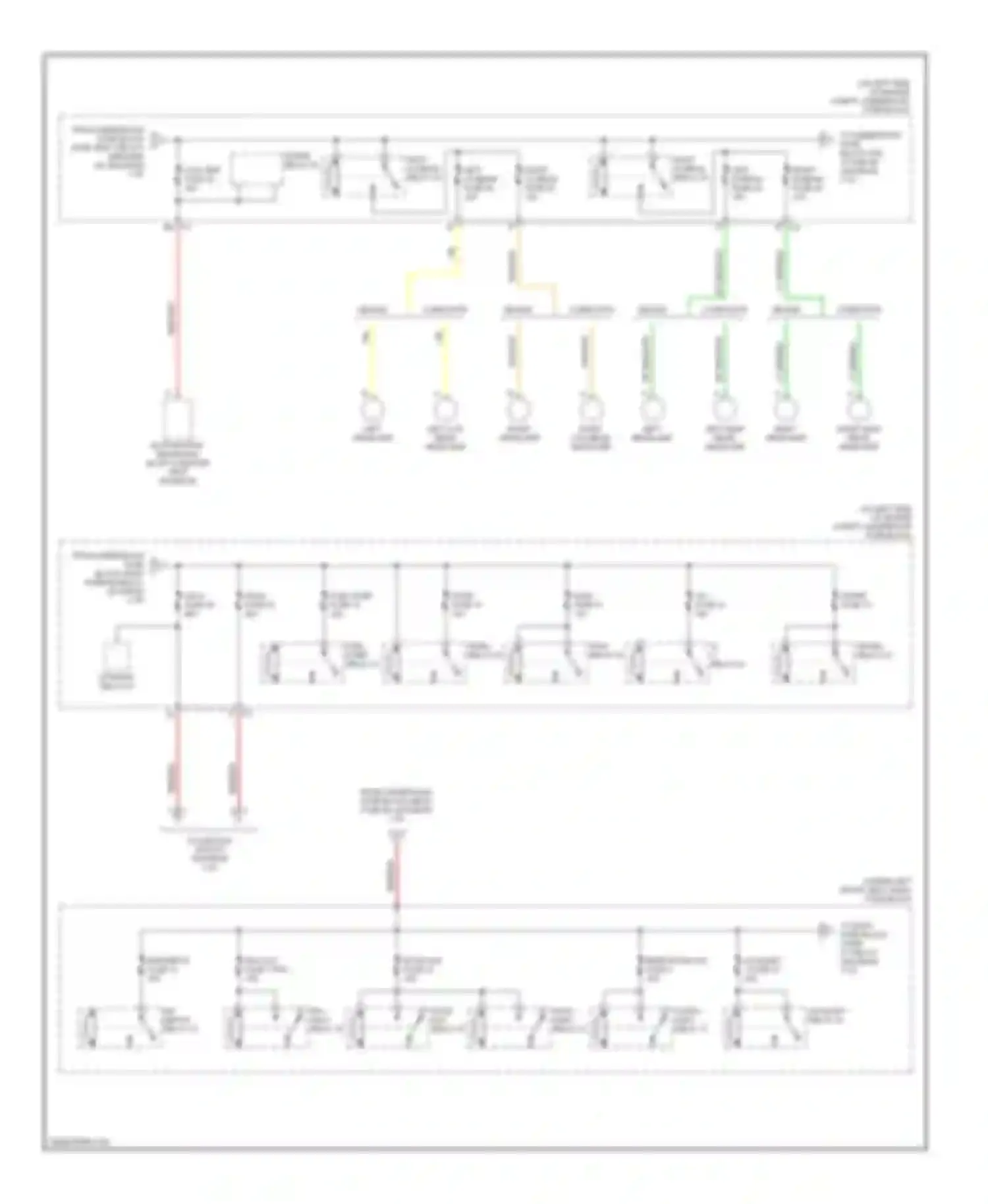 Savana G2500 GMC  (1996-2013): Power distribution circuit (2 of 6)
