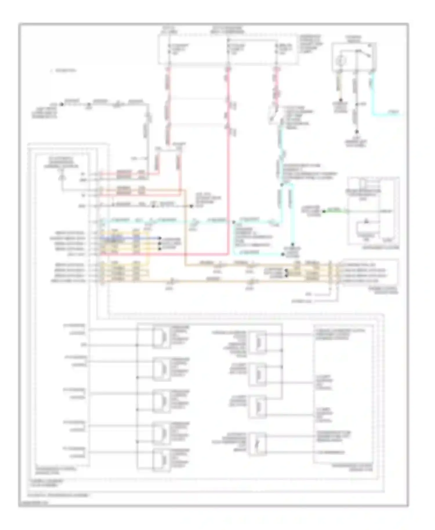 Wiring diagram 6 7 8 9 10 11 12 brake sw sig for GMC Savana G2500  (1996-2013) (1 of 1)