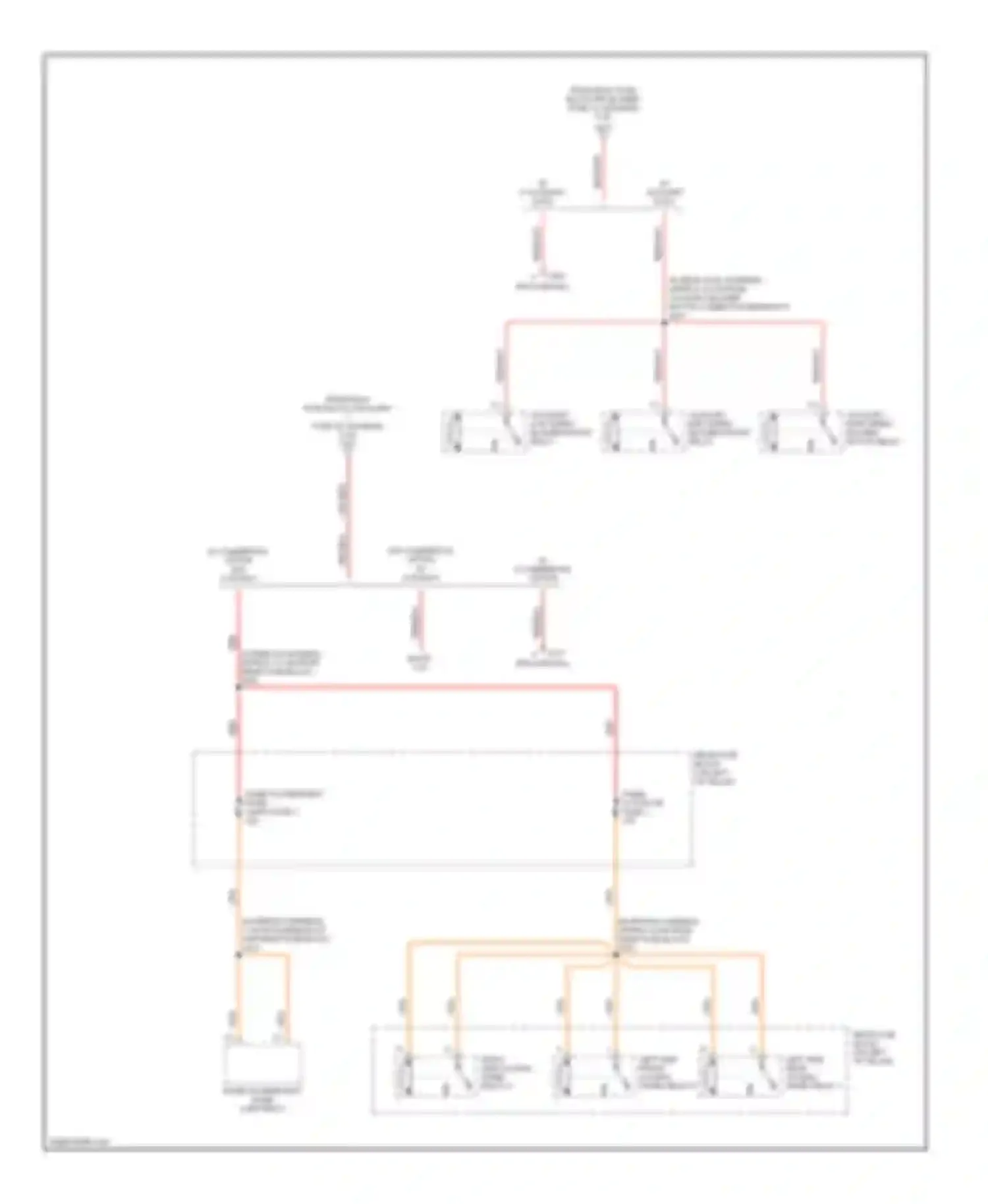 Wiring diagram approx 15 cm from rear fuse block) for GMC Savana G2500  (1996-2013) (1 of 6)