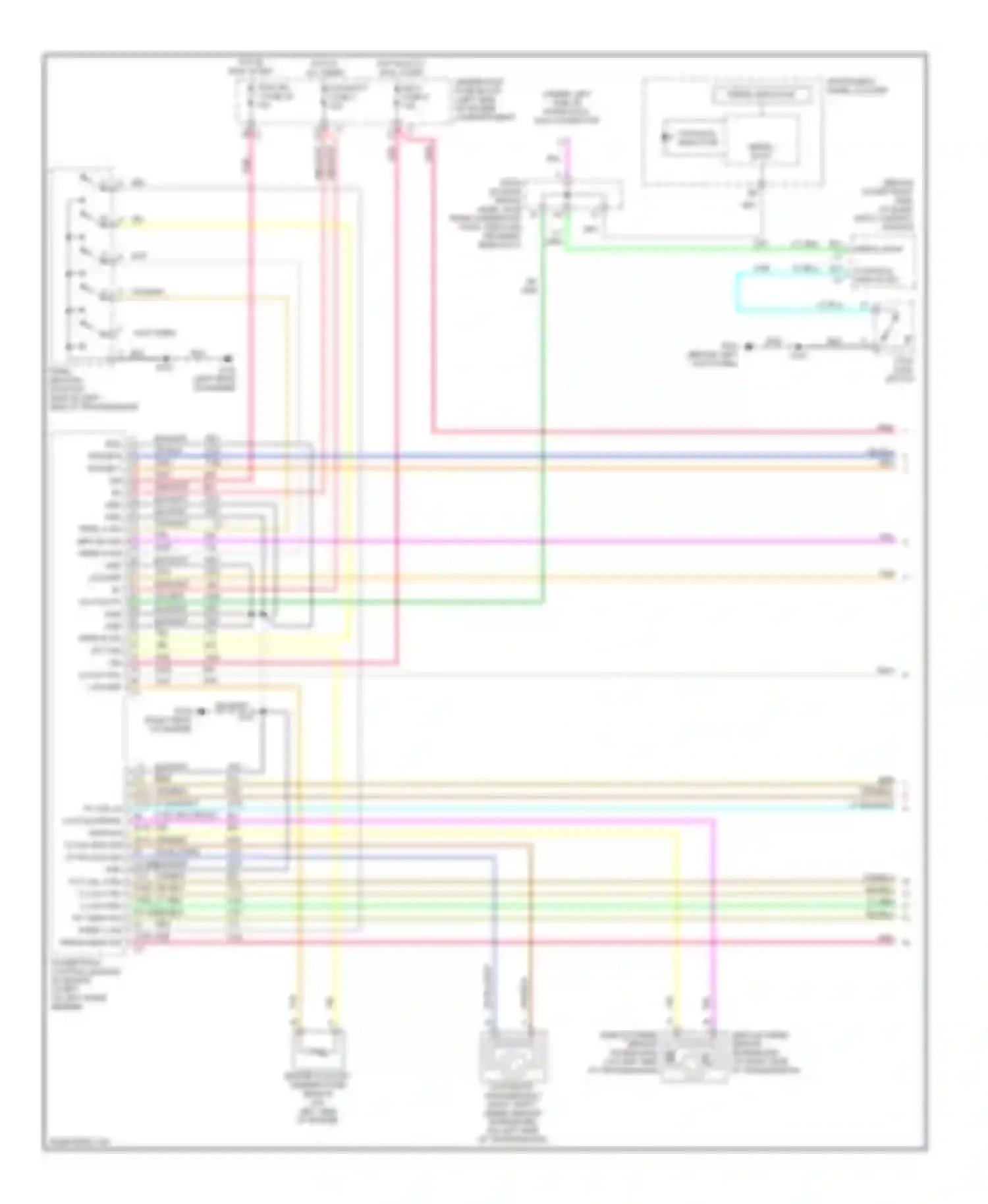 Wiring diagram automatic transmission input shaft speed sensor for GMC Savana G2500  (1996-2013) (11 of 17)