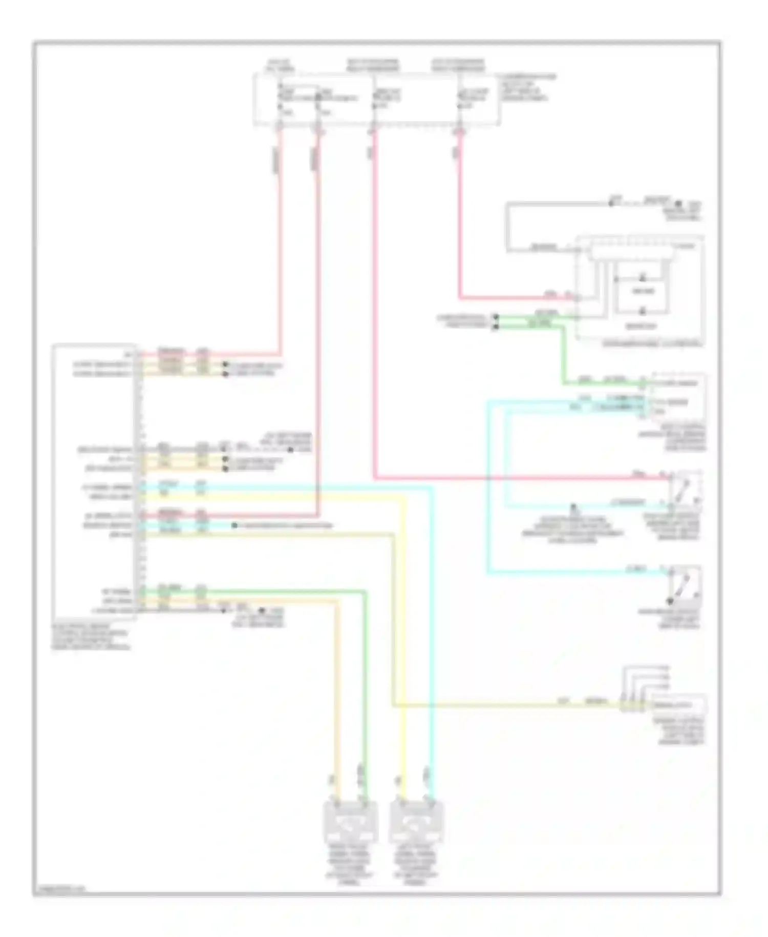Wiring diagram breakout towards instrument panel cluster) for GMC Savana G2500  (1996-2013) (1 of 5)
