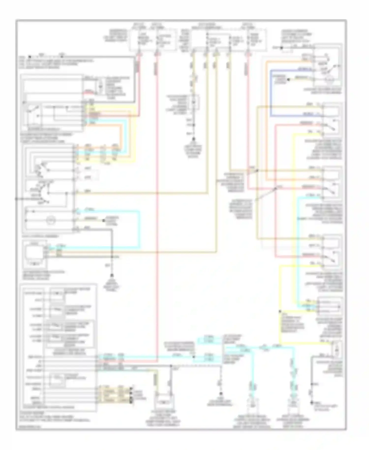 Wiring diagram compt, attached to auxiliary hvac module) for GMC Savana G2500  (1996-2013) (1 of 1)