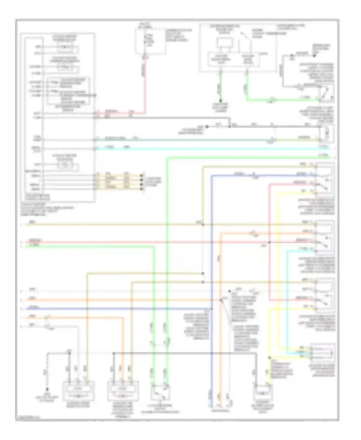 Wiring diagram coolant heater overheat temperature sensor coolant heater air temperature sensor for GMC Savana G2500  (1996-2013) (1 of 2)