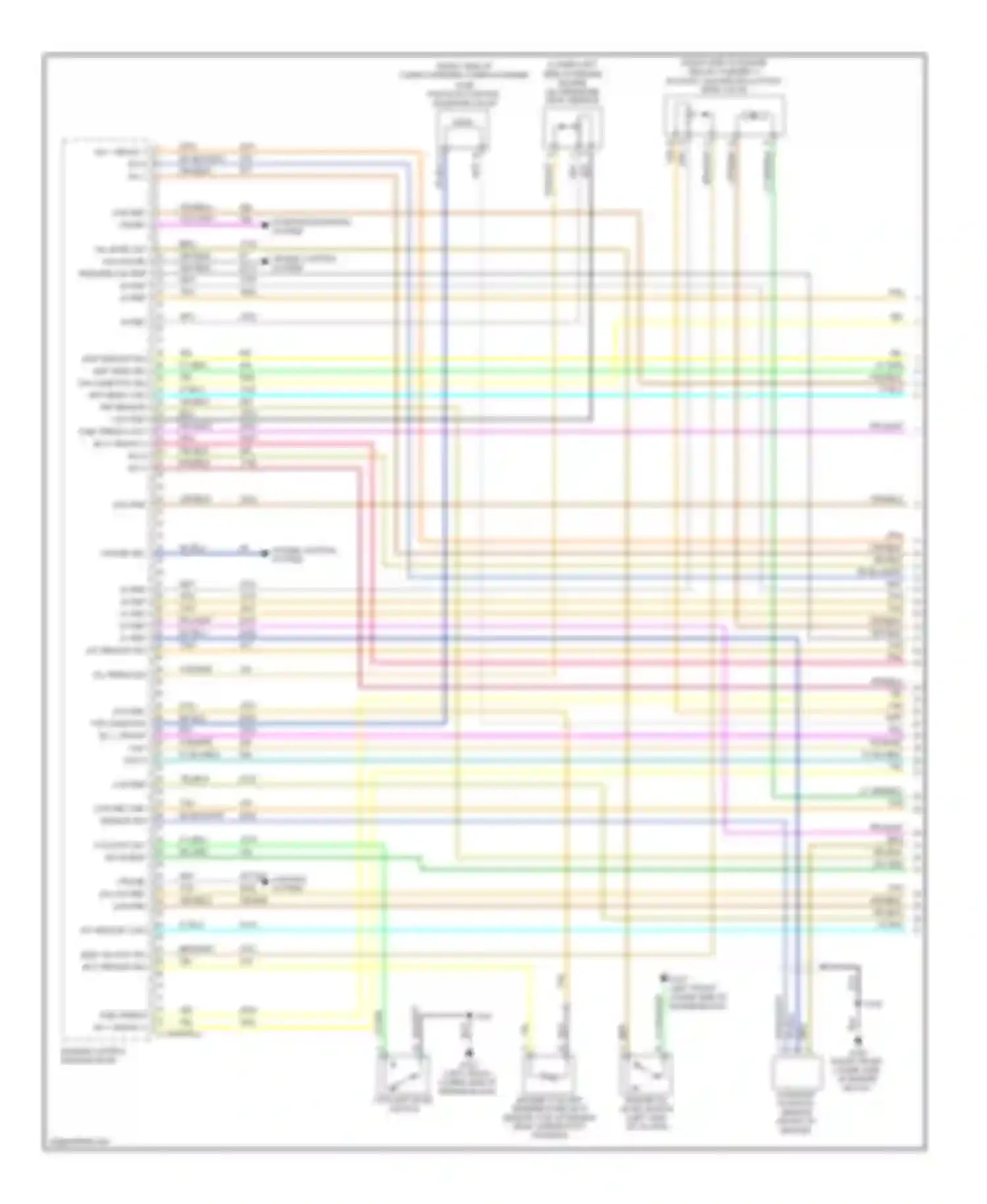 Wiring diagram coolant level switch for GMC Savana G2500  (1996-2013) (2 of 2)