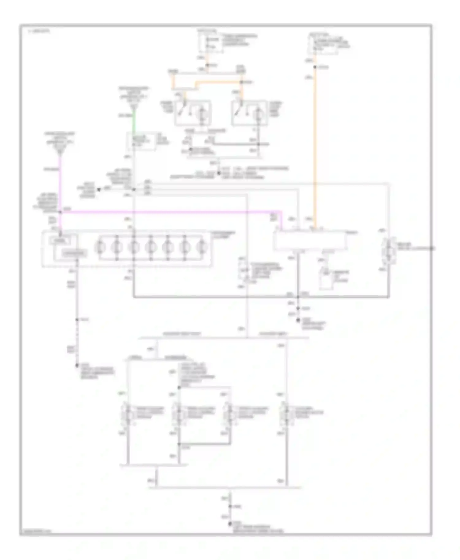 Wiring diagram hot at all times radio b fuse 19 for GMC Savana G2500  (1996-2013) (1 of 1)