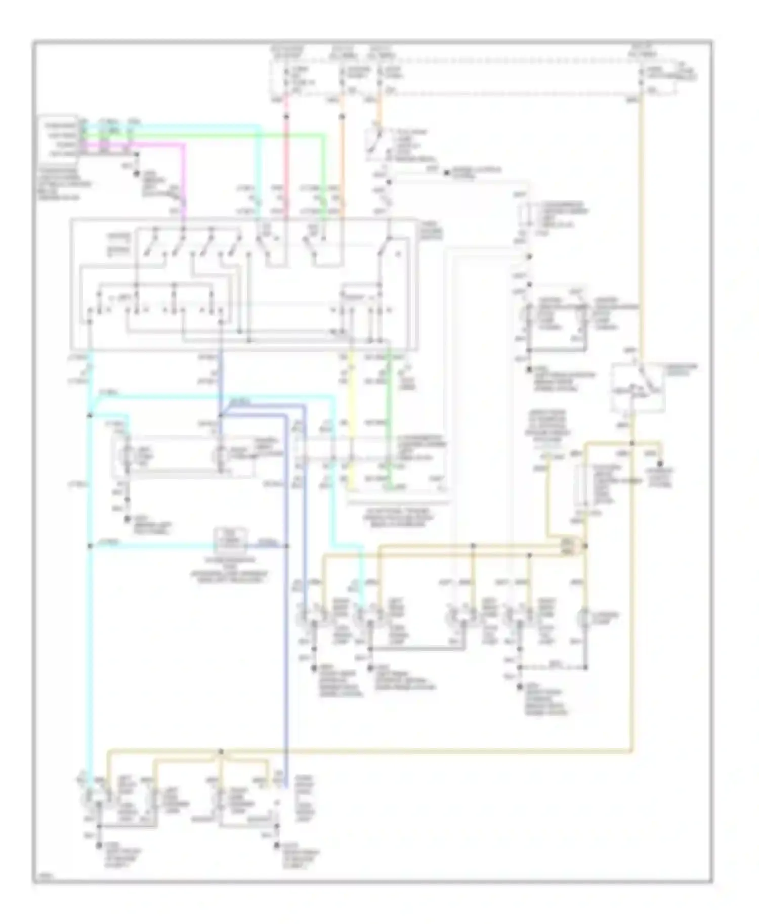 Wiring diagram i/p fuse block for GMC Savana G2500  (1996-2013) (11 of 46)