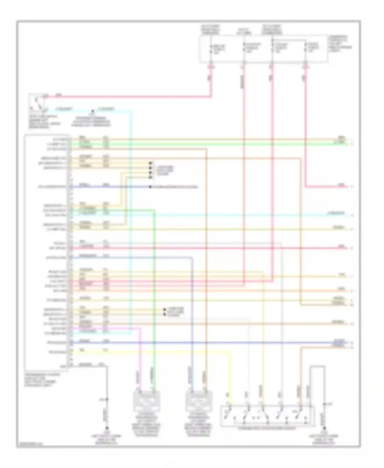 Wiring diagram power distribution system for GMC Savana G2500  (1996-2013) (29 of 34)