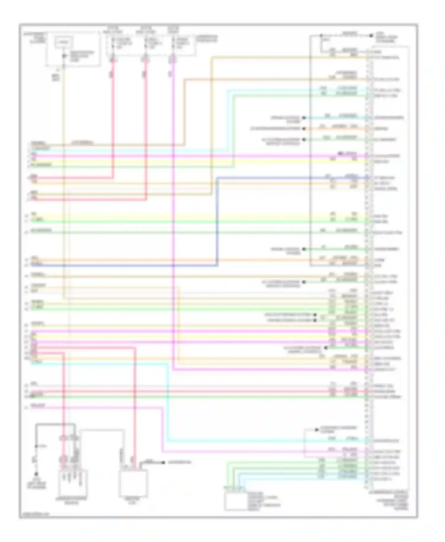 Wiring diagram tcc sol ctrl clu rly ctrl for GMC Savana G2500  (1996-2013) (1 of 2)