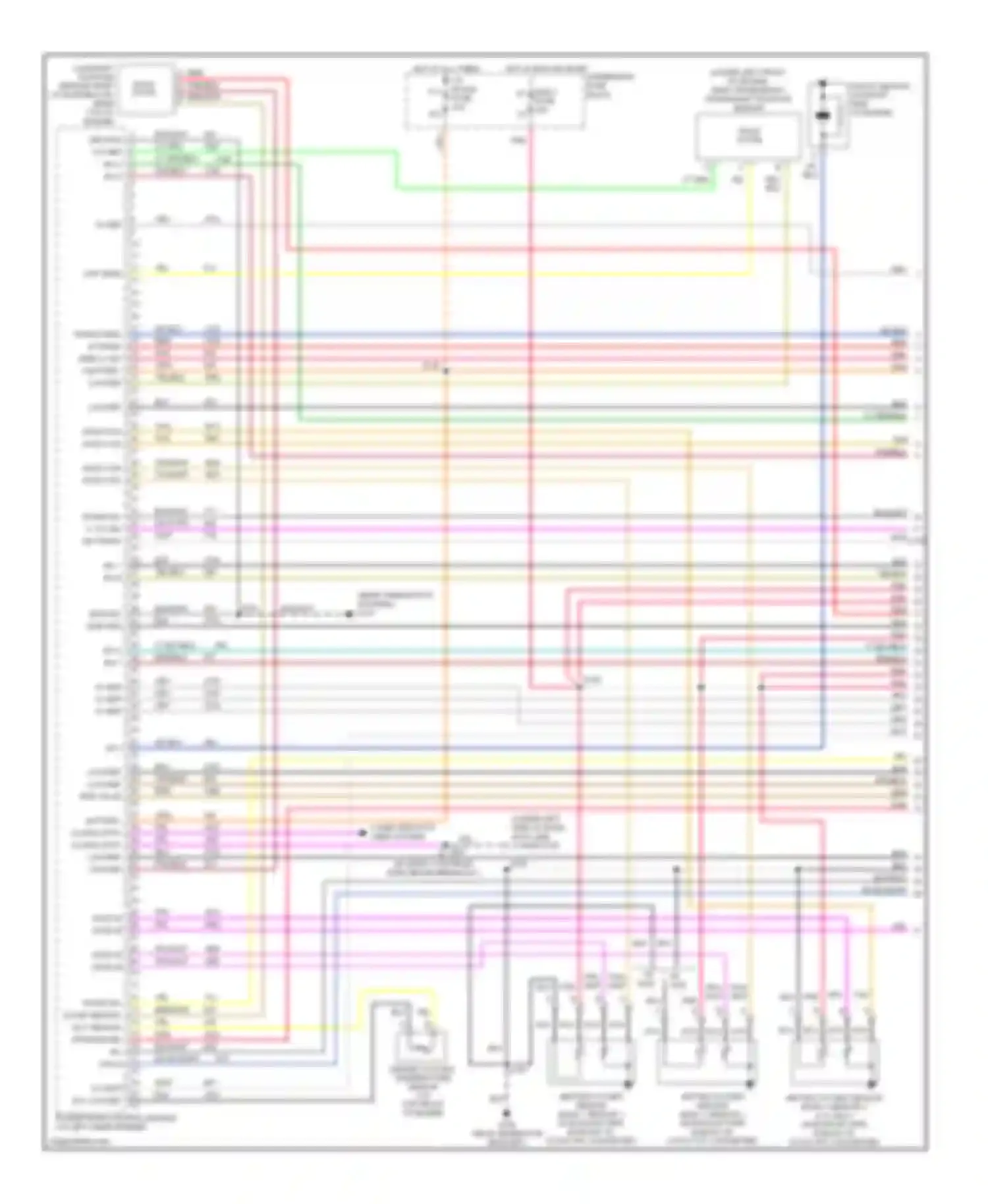 Savana G3500 GMC  (1996-2013): Wiring diagram engine performance 5.7l (vin r)s (1 of 4)