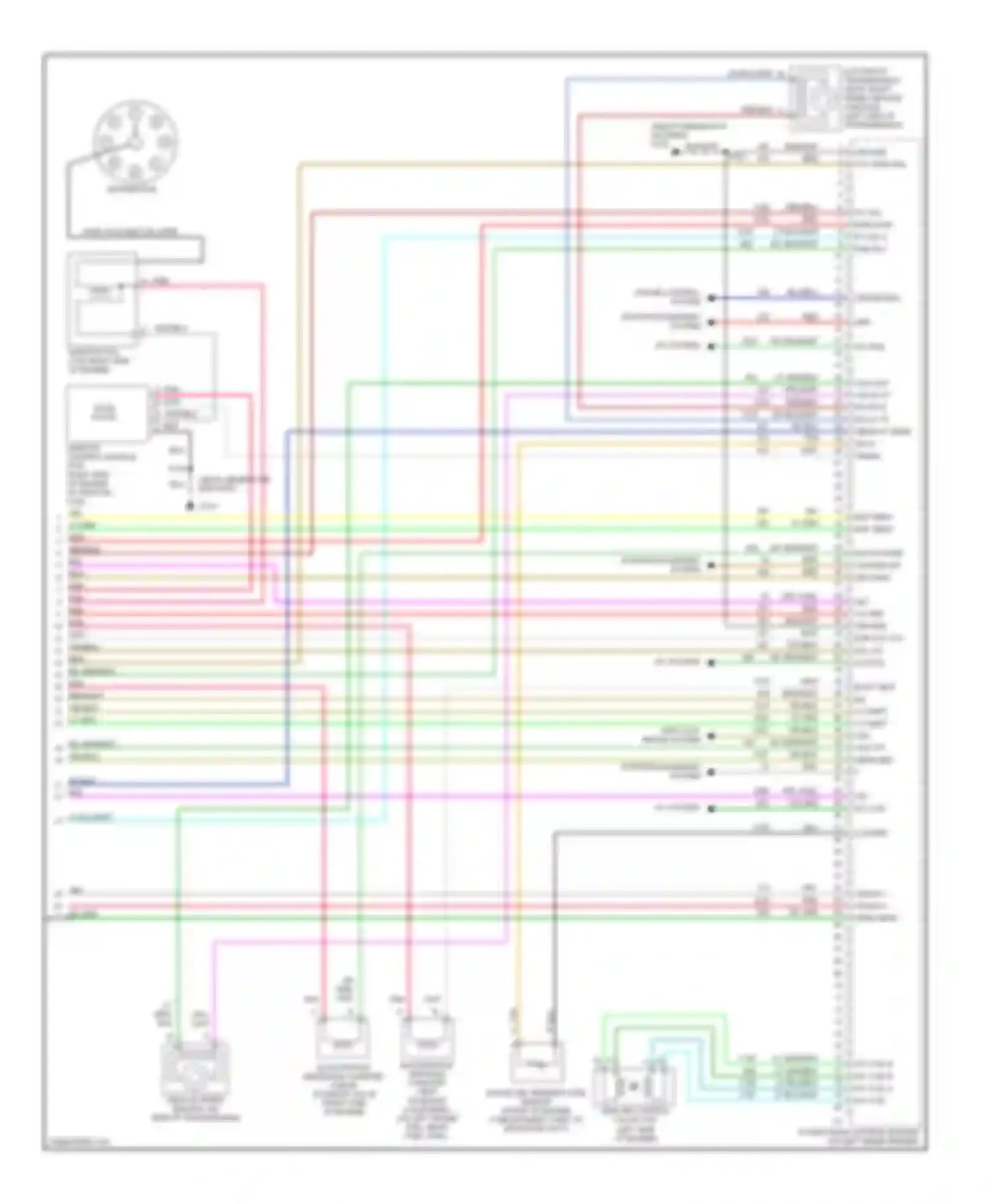 Savana G3500 GMC  (1996-2013): Wiring diagram engine performance 5.7l (vin r)s (4 of 4)