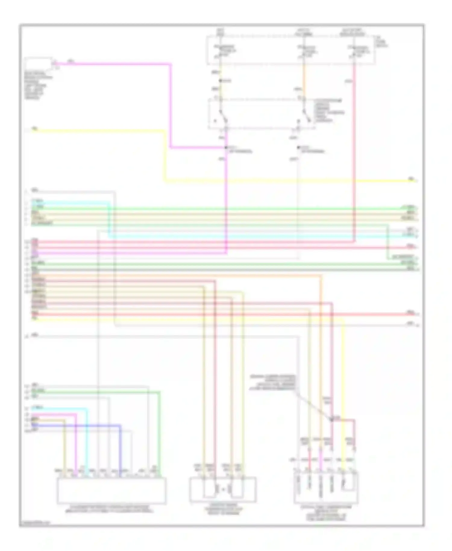 Savana G3500 GMC  (1996-2013): Wiring diagram engine performance 6.5l (vin f)s (2 of 4)