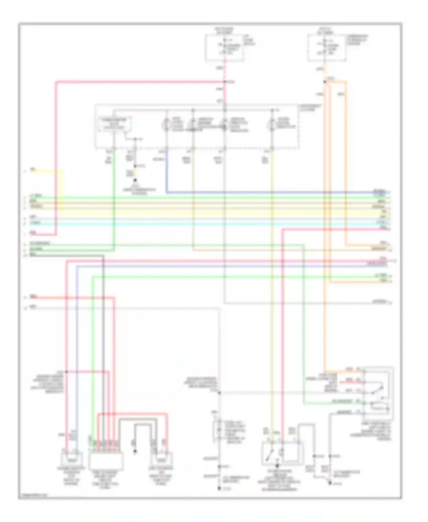 Savana G3500 GMC  (1996-2013): Wiring diagram engine performance 6.5l (vin f)s (3 of 4)