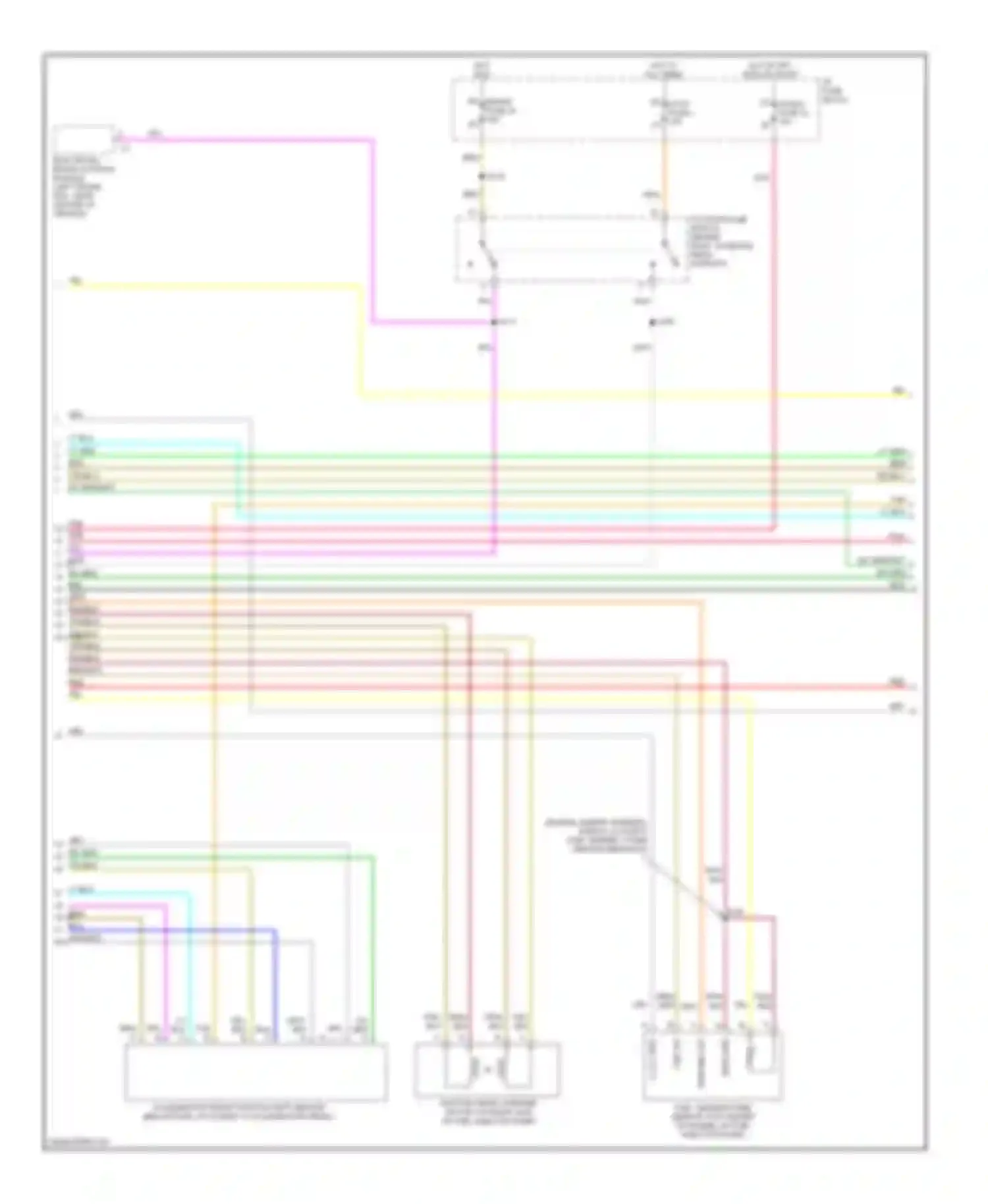Savana G3500 GMC  (1996-2013): Wiring diagram engine performance 6.5l vin fs, california (2 of 4)
