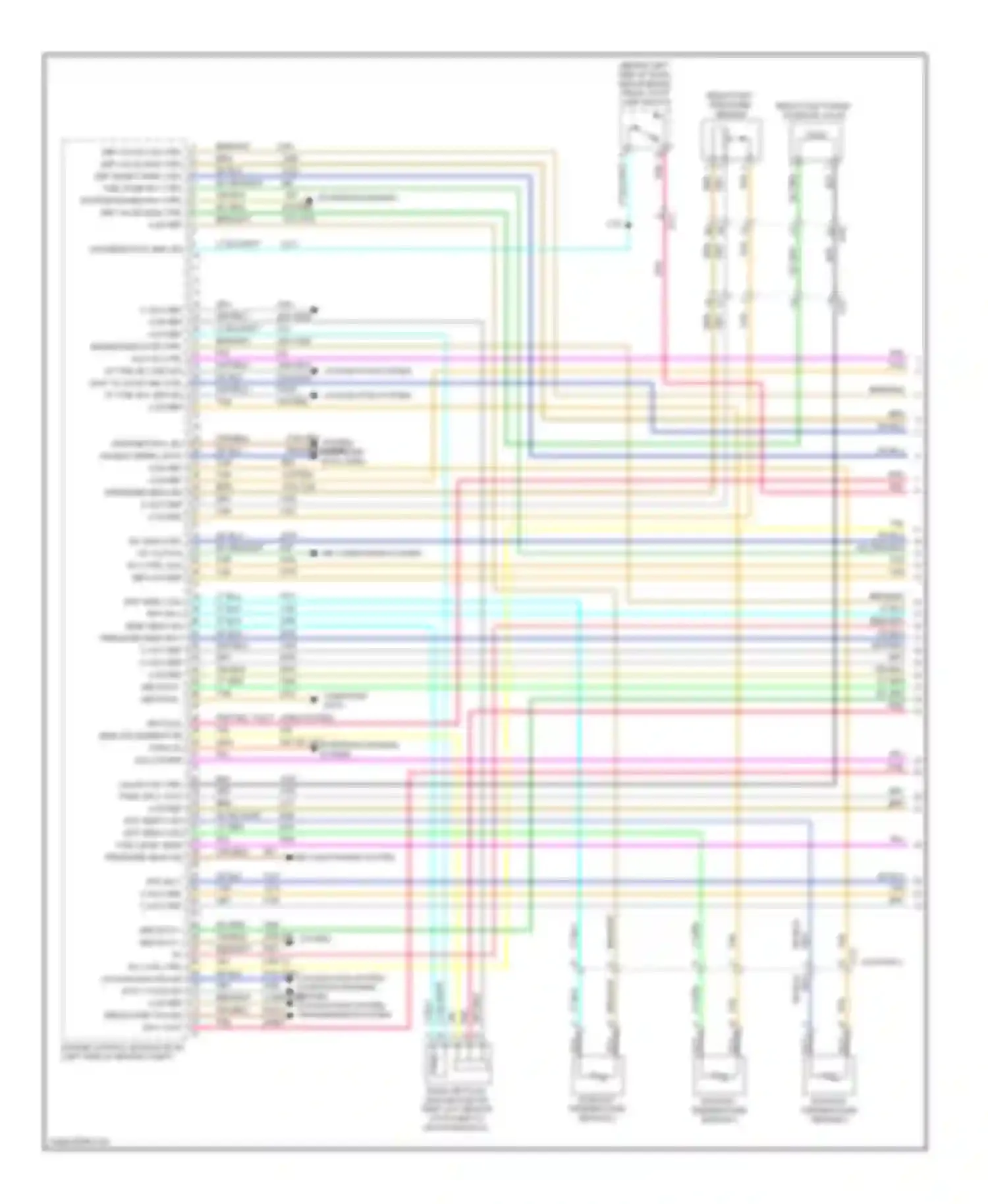Savana G3500 GMC  (1996-2013): Wiring diagram engine performance 6.6l vin 6 (1 of 6)