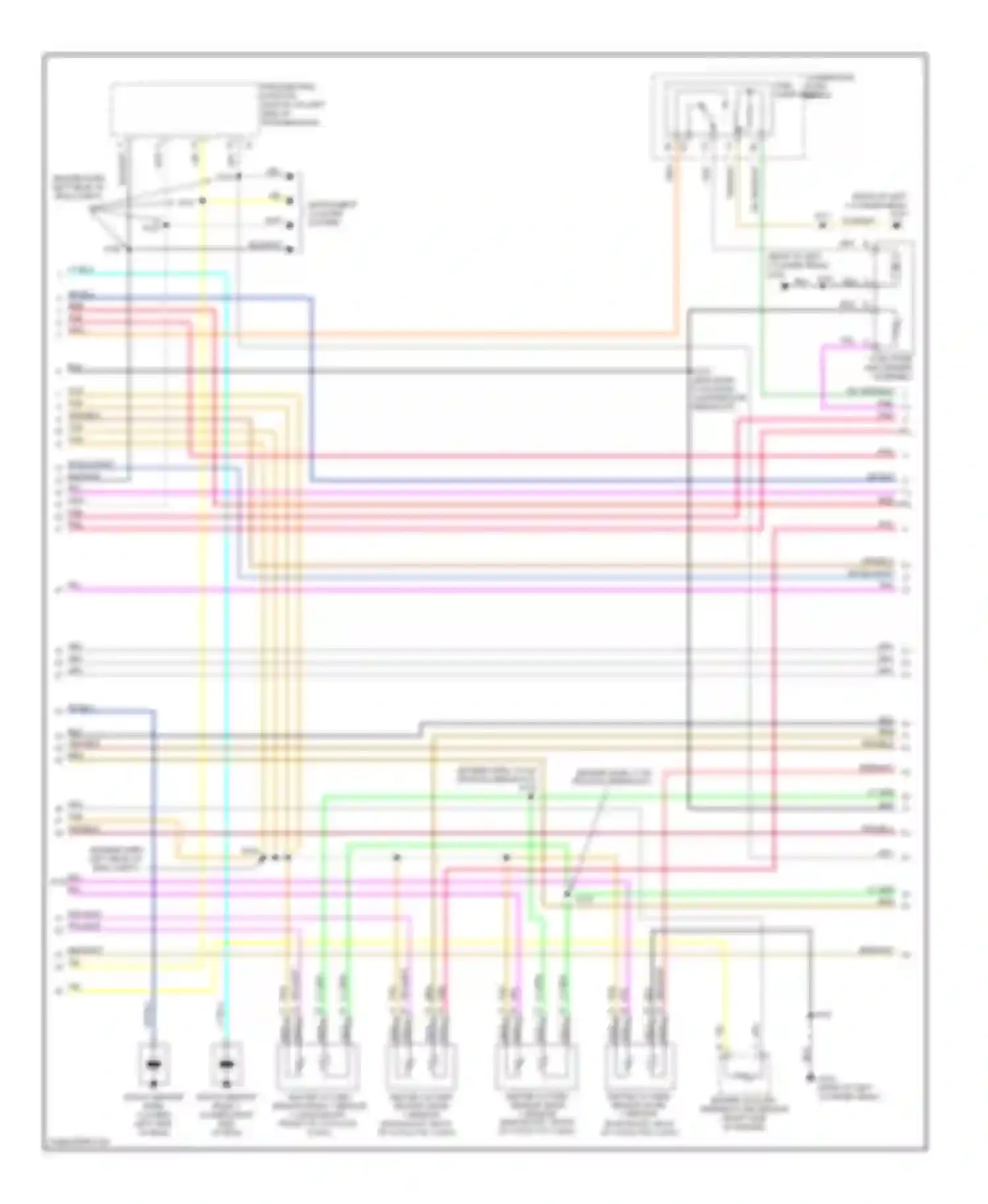 Savana G3500 GMC  (1996-2013): Wiring diagram engine performance 8.1l vin gs (2 of 5)