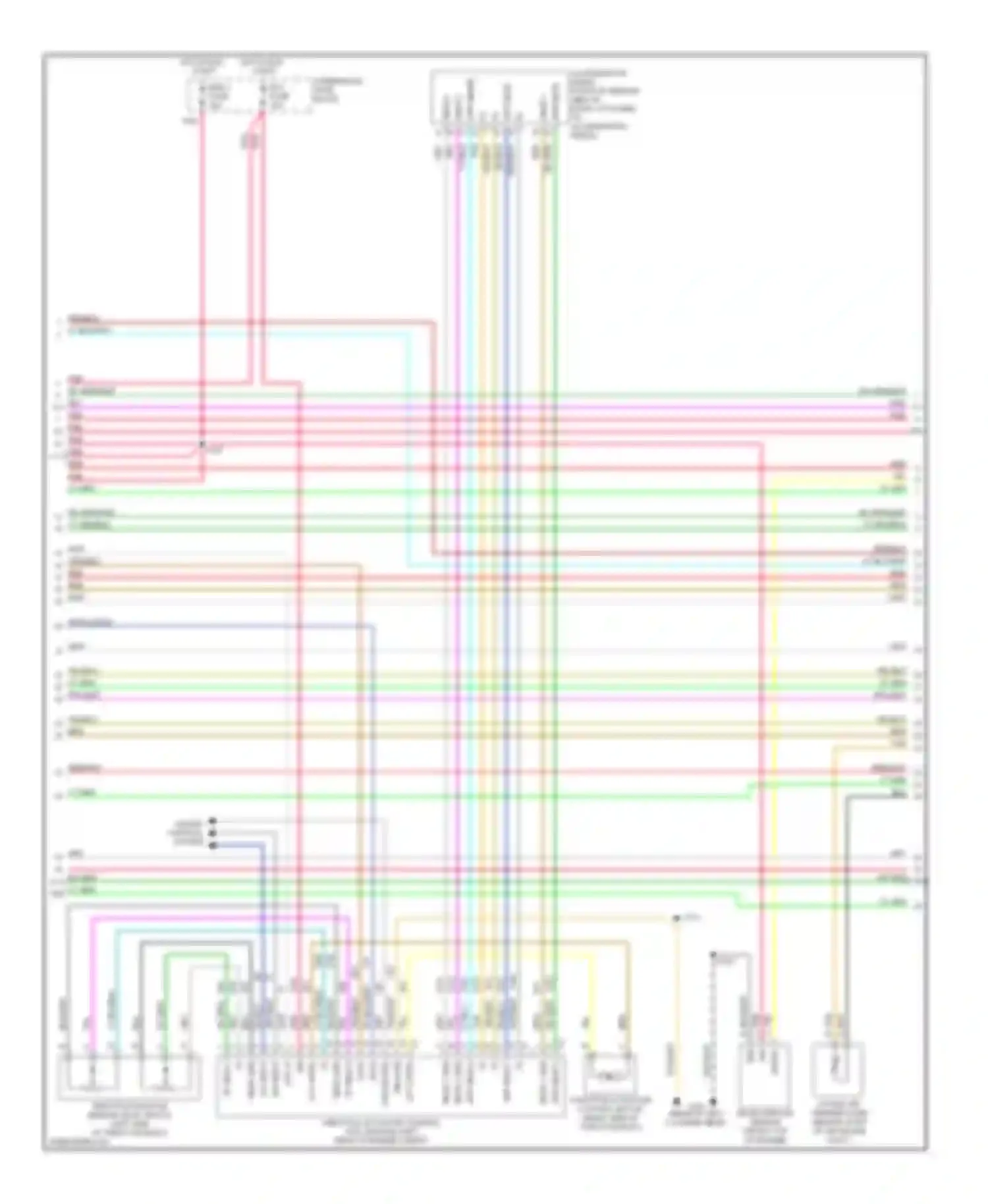 Savana G3500 GMC  (1996-2013): Wiring diagram engine performance 8.1l vin gs (4 of 5)