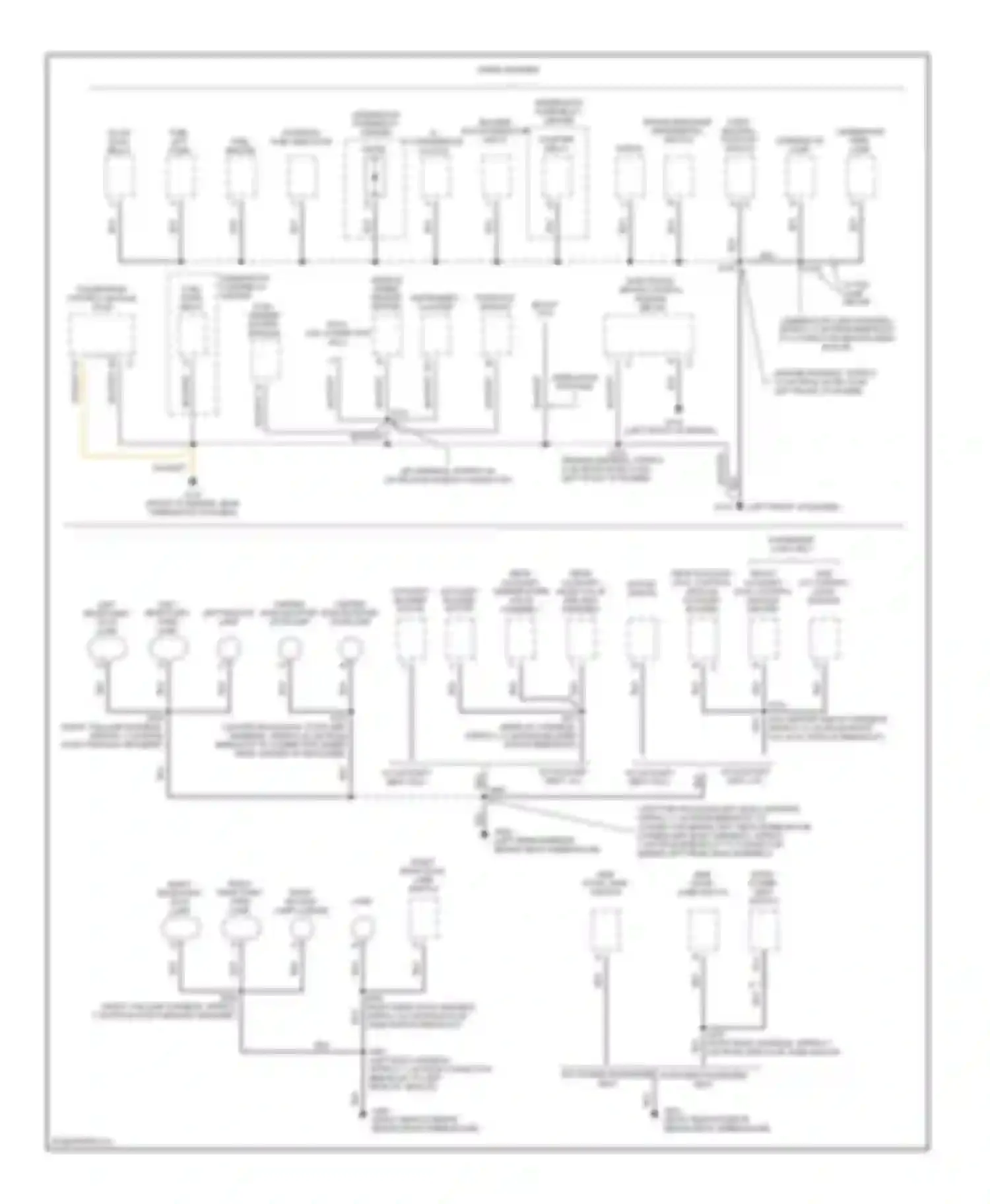 Savana G3500 GMC  (1996-2013): Ground distribution circuit (3 of 3)