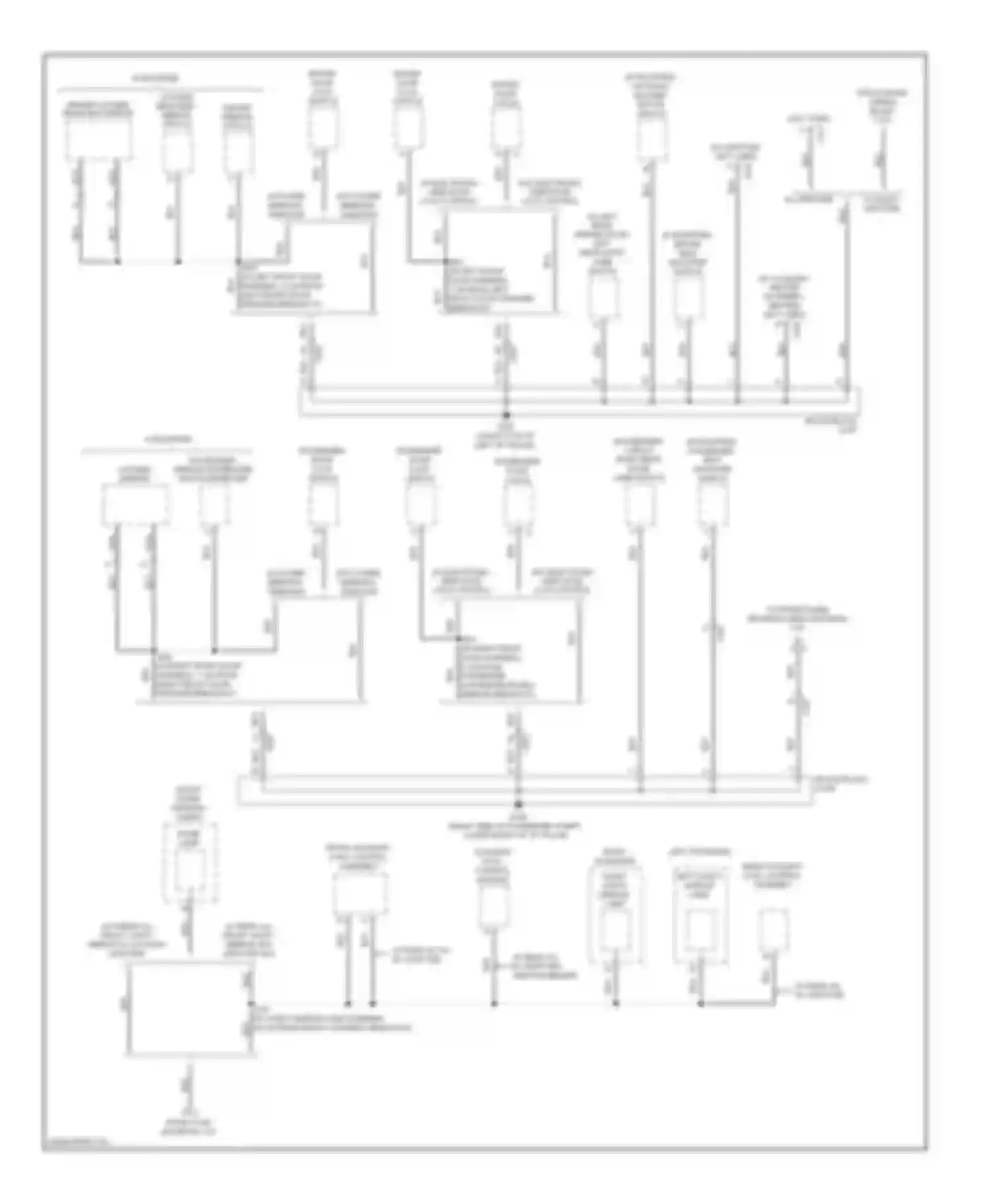 Savana G3500 GMC  (1996-2013): Ground distribution circuit (3 of 4)