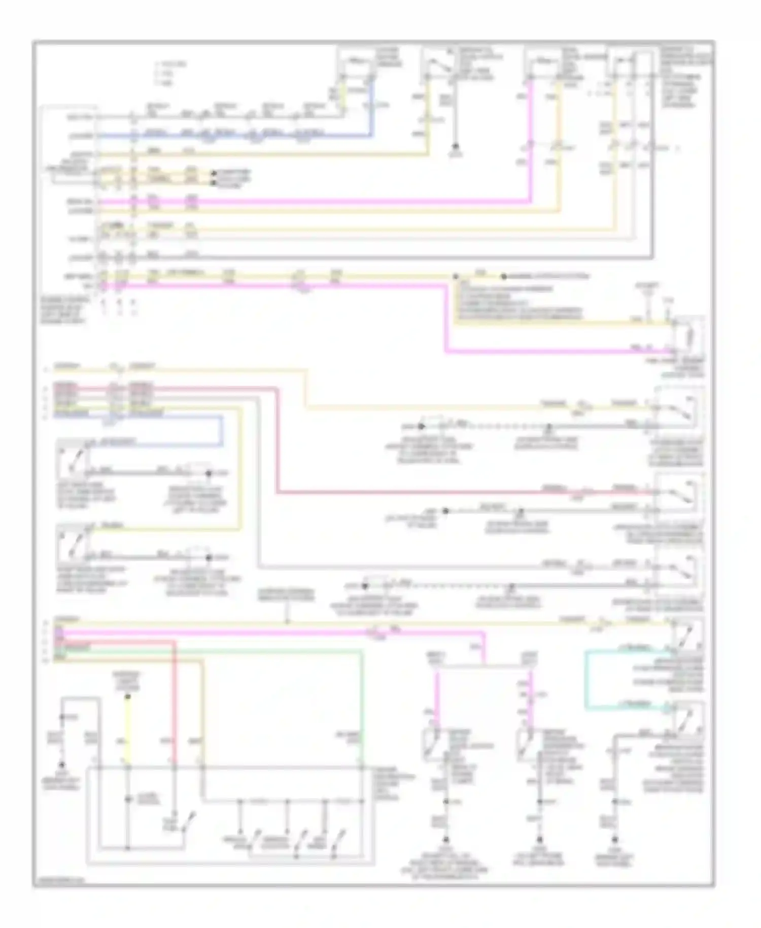 Savana G3500 GMC  (1996-2013): Instrument cluster circuit (2 of 2)