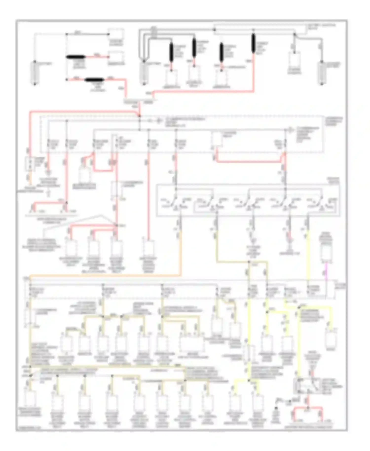 Savana G3500 GMC  (1996-2013): Power distribution circuit (1 of 4)