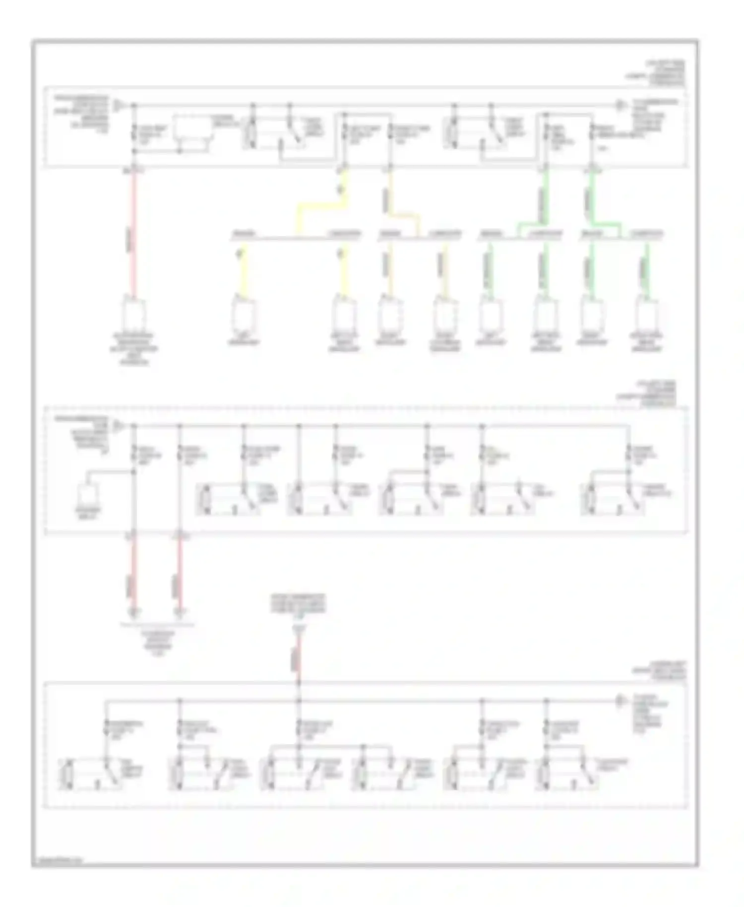 Savana G3500 GMC  (1996-2013): Power distribution circuit (2 of 6)