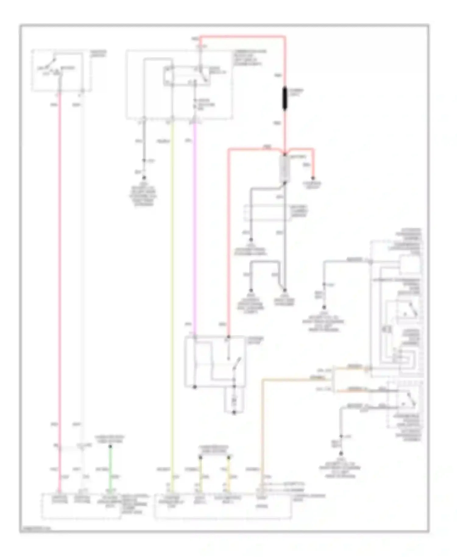 Savana G3500 GMC  (1996-2013): 4.8l vin a, starting circuit