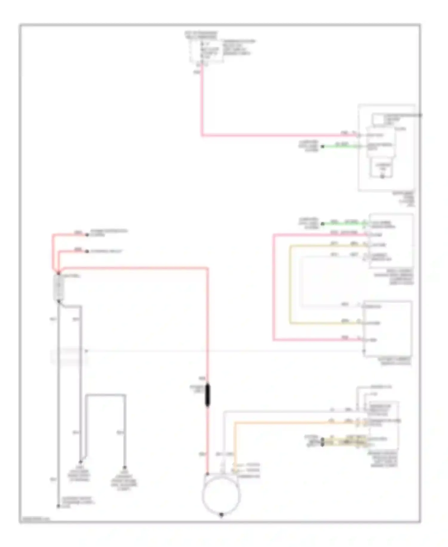 Savana G3500 GMC  (1996-2013): 4.8l vin c, charging circuit
