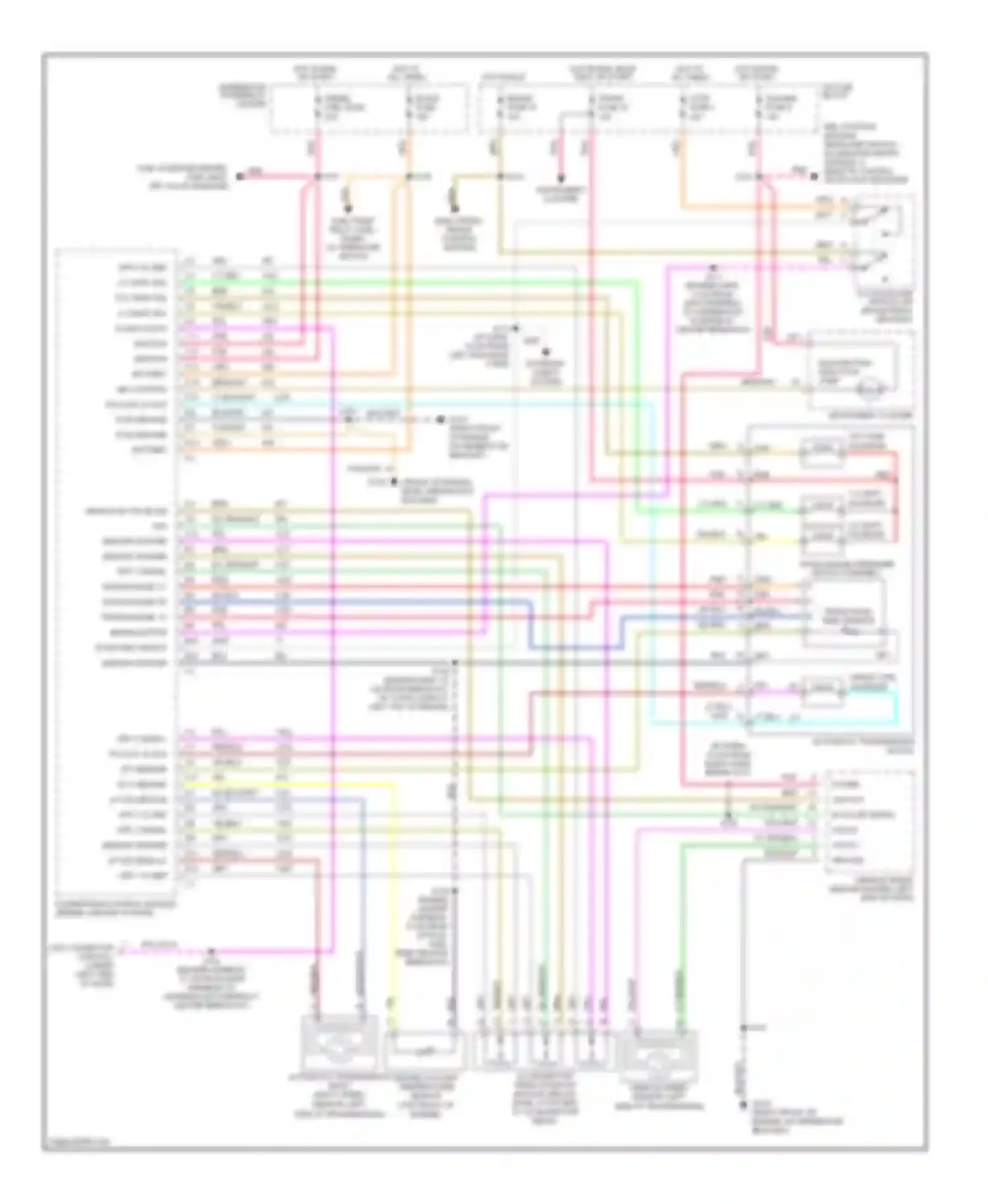 Savana G3500 GMC  (1996-2013): 6.5l (vin f), transmission circuit, 4l80-e