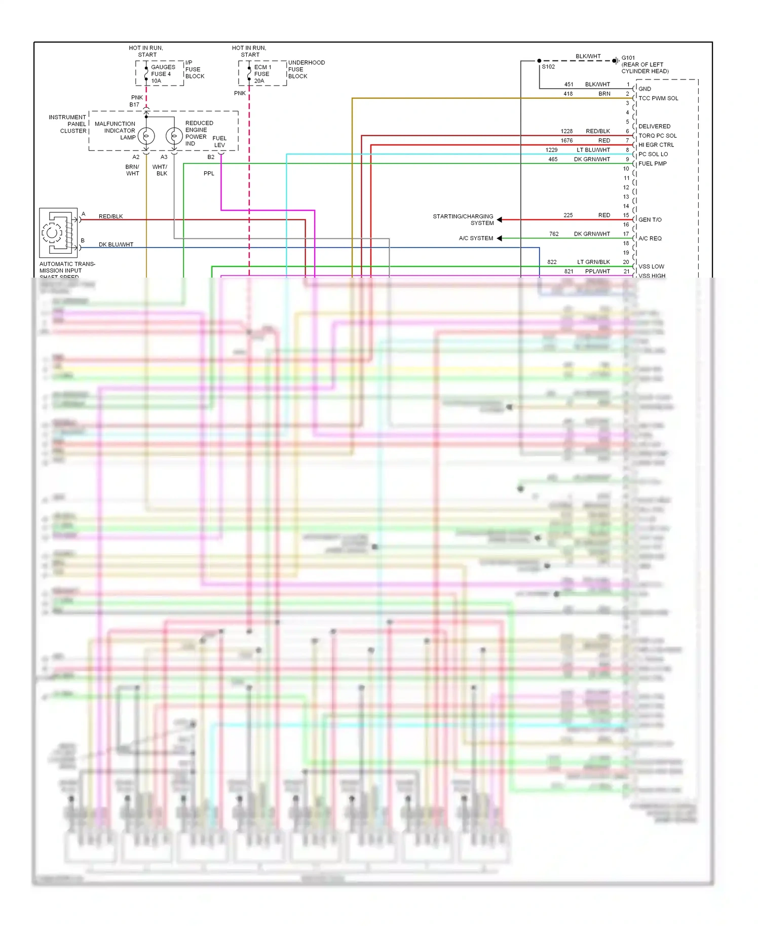 GMC Savana G3500  (1996-2013) ign ctrl ign ctrl ign ctrl ign ctrl wiring diagram  (1 of 1)