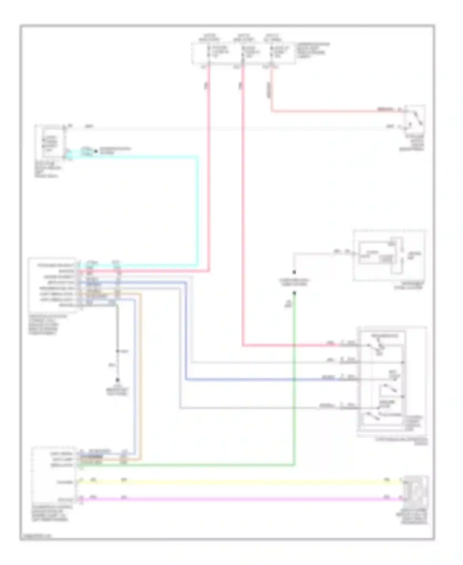 Savana H1500 GMC  (2003-2013): Cruise control circuit, with active handling