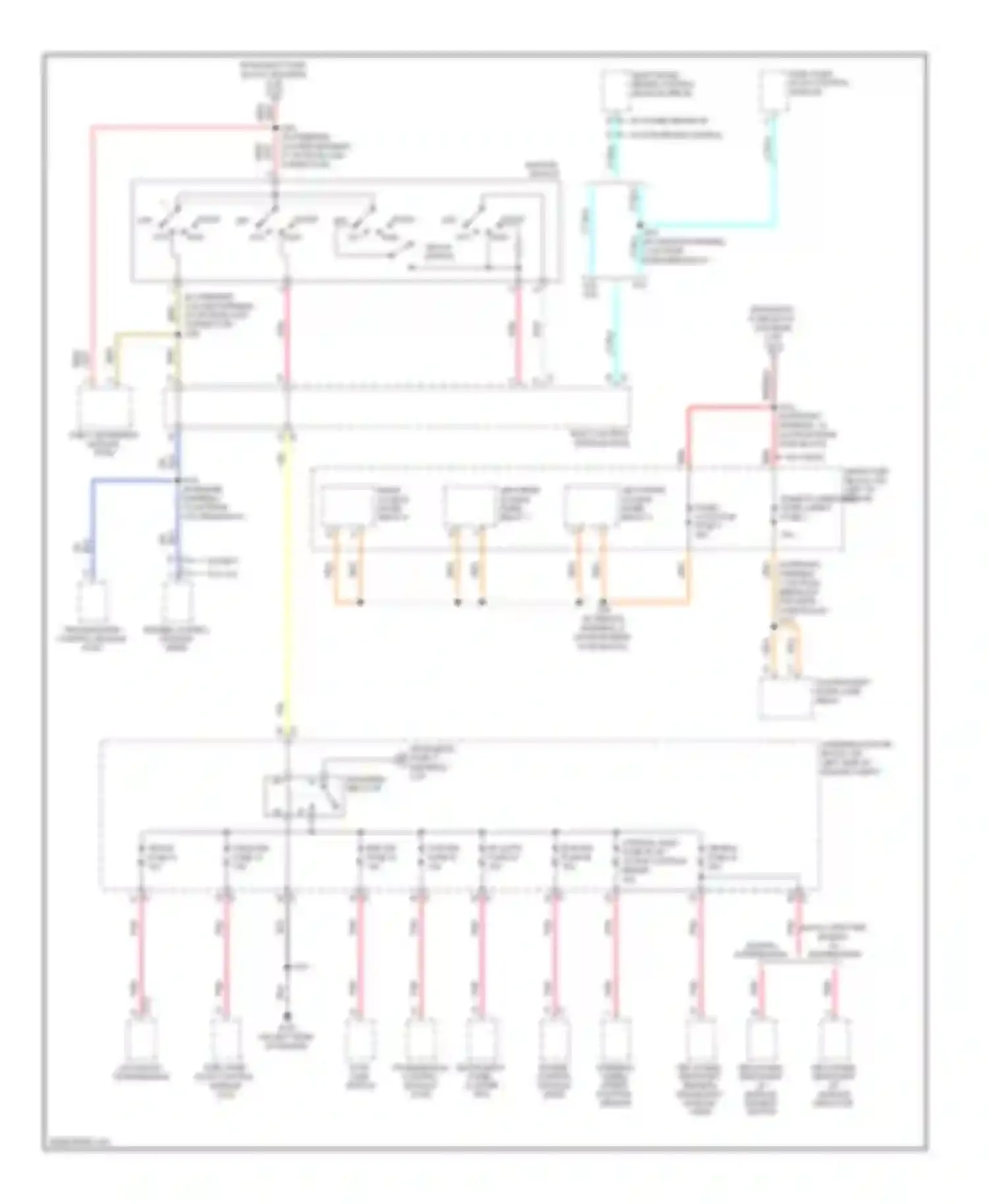 Savana H1500 GMC  (2003-2013): 5.3l vin 4, power distribution circuit (3 of 4)
